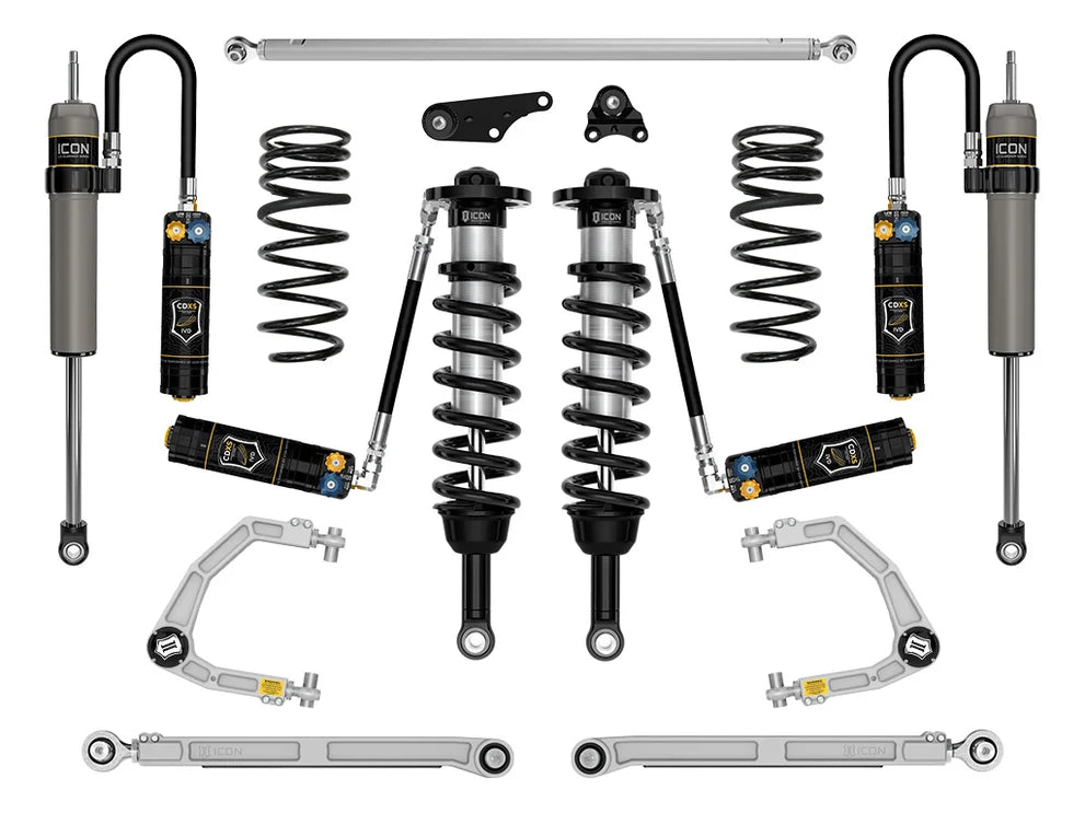 ICON 2024-2026 Toyota Land Cruiser 250 Series, 1.25-3" Lift, Stage 8 Suspension System, CDXS, Billet