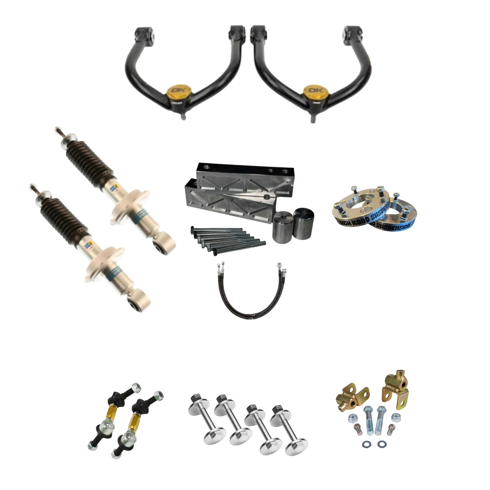 Bilstein | 5100 | 3” Lift Kit | 2004-2015 Armada or 2004-2010 Infiniti QX56 (Keep Rear Air Shocks) | High Road Suspension