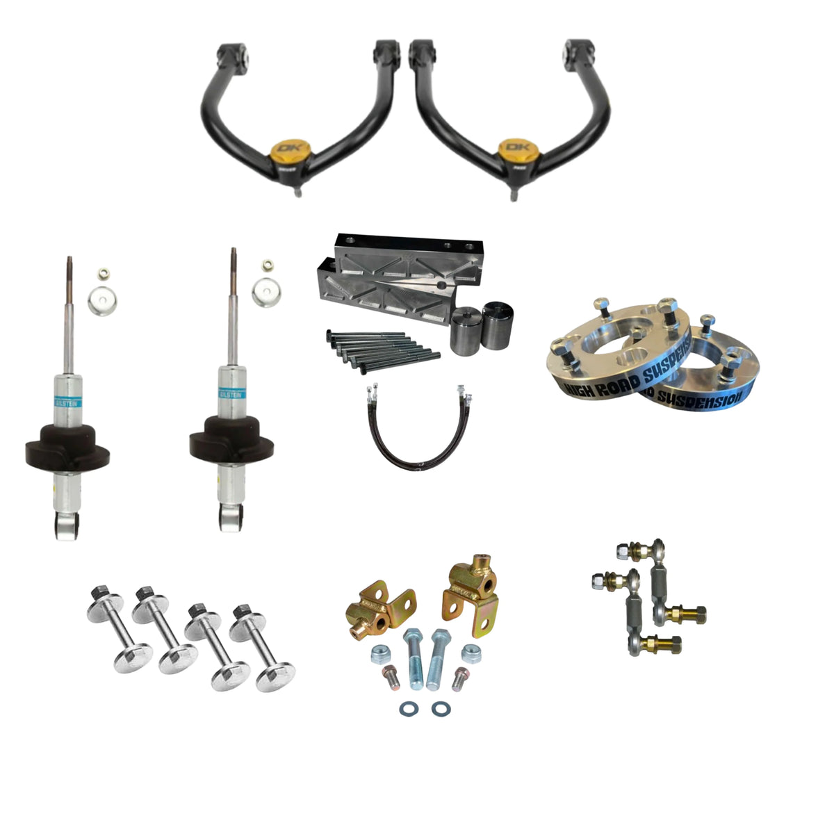 Bilstein | 5100 | 3” Lift Kit | 2017-2024 Nissan Armada | 2011-2014 Infiniti QX56 | 2014-2024 Infiniti QX80 (Keep Rear Air Shocks) | High Road Suspension