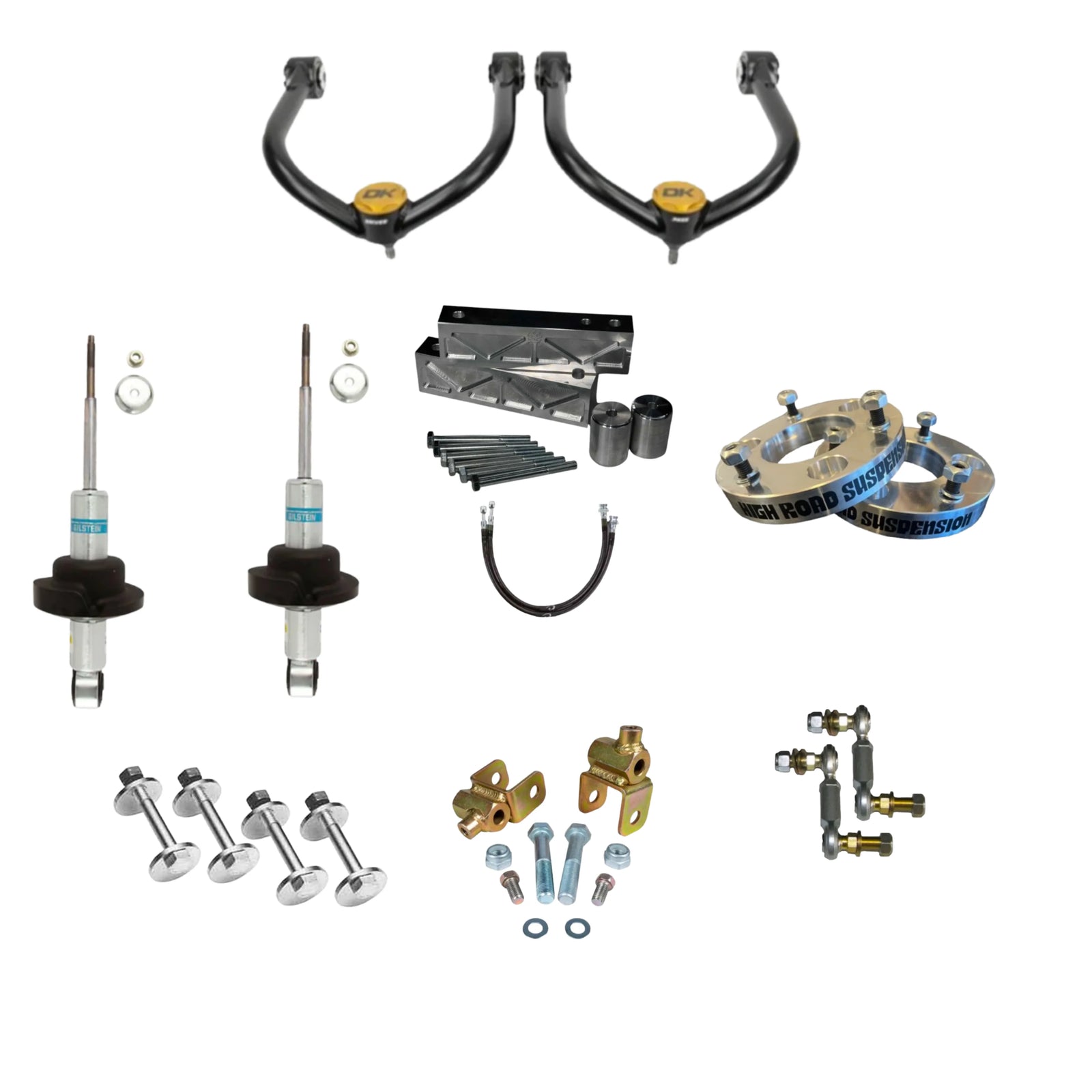 Bilstein | 5100 | 3” Lift Kit | 2017-2024 Nissan Armada | 2011-2014 Infiniti QX56 | 2014-2024 Infiniti QX80 (Keep Rear Air Shocks) | High Road Suspension