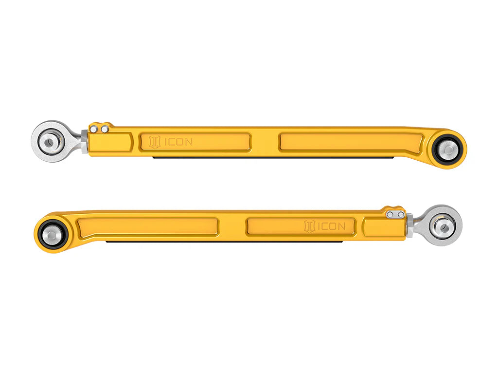 ICON 2024-2025 Toyota Land Cruiser 250 Series/2024-2026 Lexus GX550/2025-2026 Toyota 4Runner, Rear, Billet Lower Link Kit, Gold Anodizing