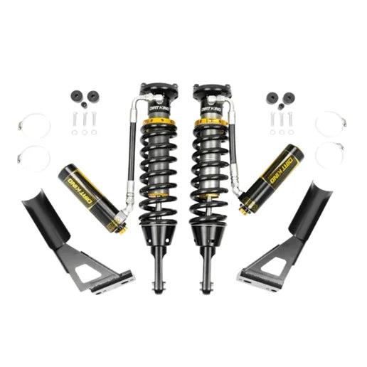 DIRT KING | 2.5" Body External Reservoir Coilovers | With Dampening Adjustment Knobs | (2010-2023) Toyota 4Runner or (2010-2014) Toyota FJ Cruiser or (2010-2023) Lexus GX460 | DK-812989F | High Road Suspension