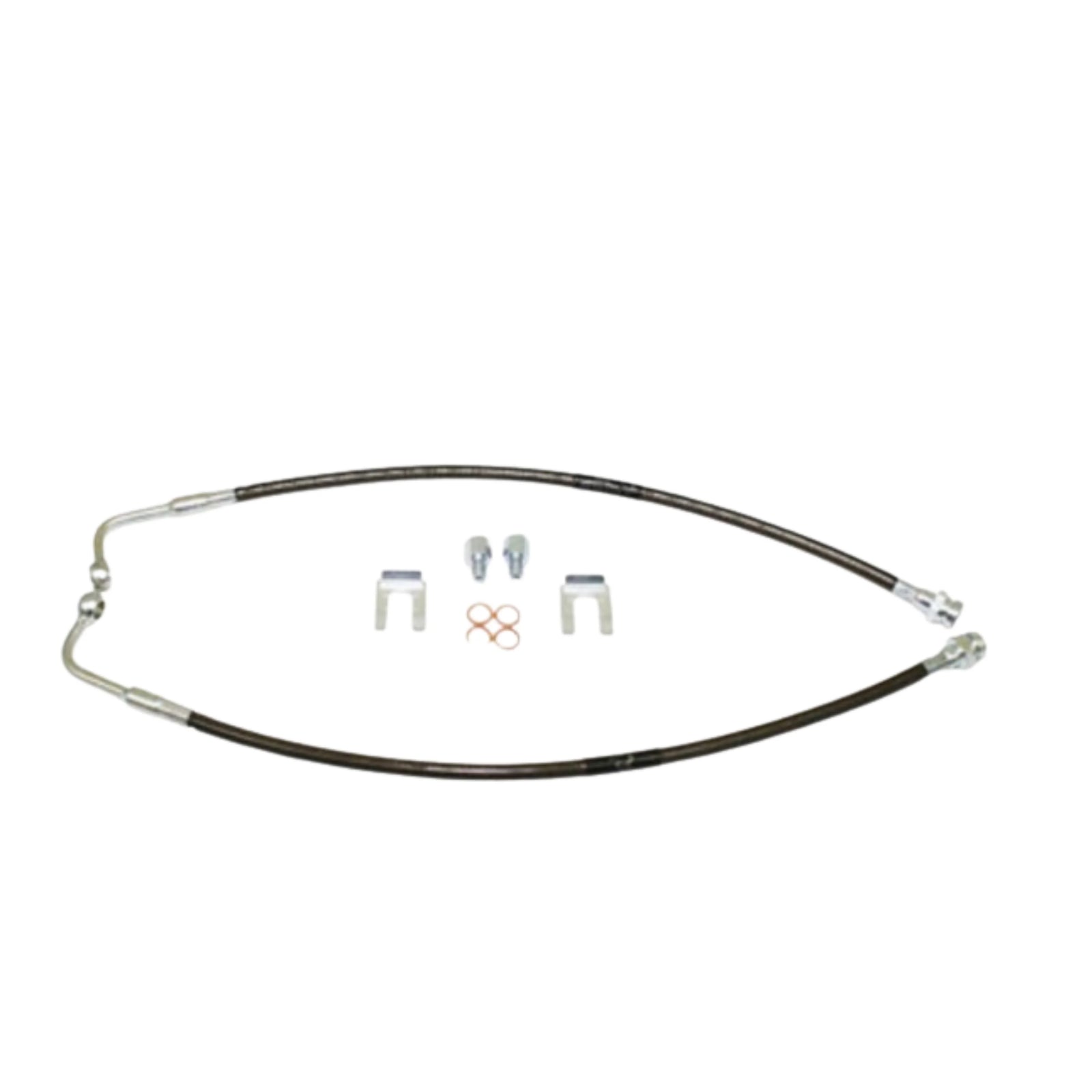 Front Extended Steel Braided Brake Lines | for 6” Lift  | Nissan Titan, Nissan Armada or QX | High Road Suspension