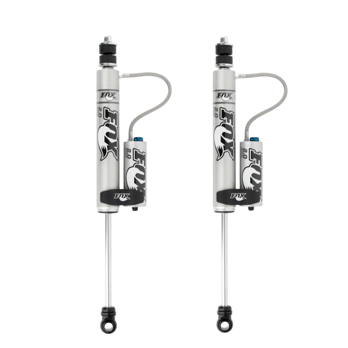 FOX | 2" Body External Reservoir Rear Shocks | For 0-1.5" Rear Lift | W/Dampening Adjustment Knobs | Toyota 4Runner or FJ Cruiser | 985-26-117 | High Road Suspension