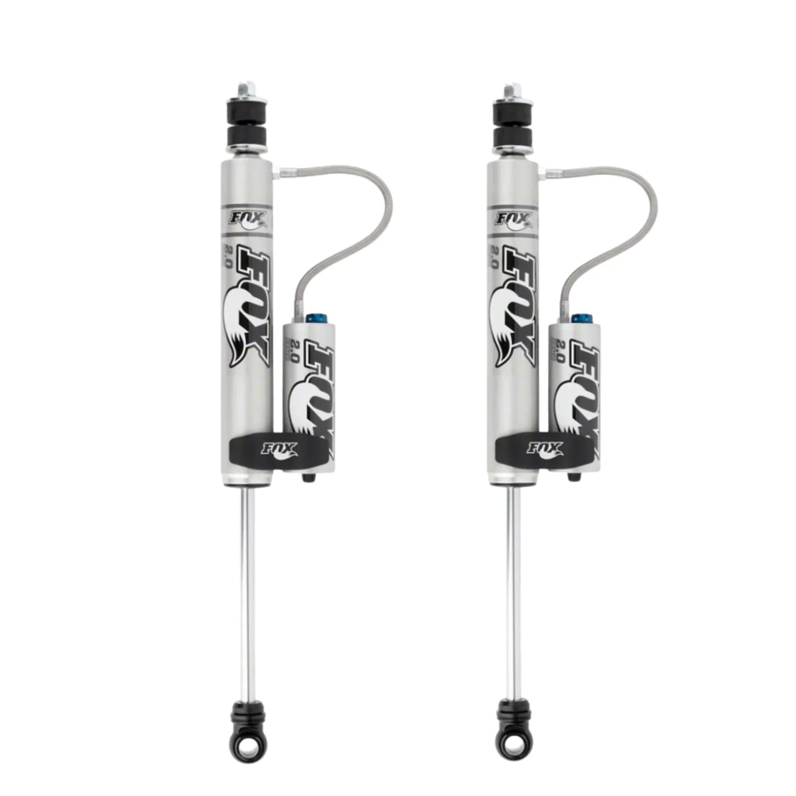 FOX | 2" Body External Reservoir Rear Shocks | For 0-1.5" Rear Lift | W/Dampening Adjustment Knobs | Toyota 4Runner or FJ Cruiser | 985-26-117 | High Road Suspension