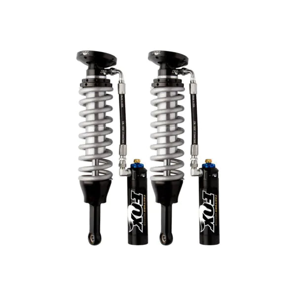 FOX 2.5" Body External Reservoir Coilovers w/Dampening Knobs | 0-3" Lift