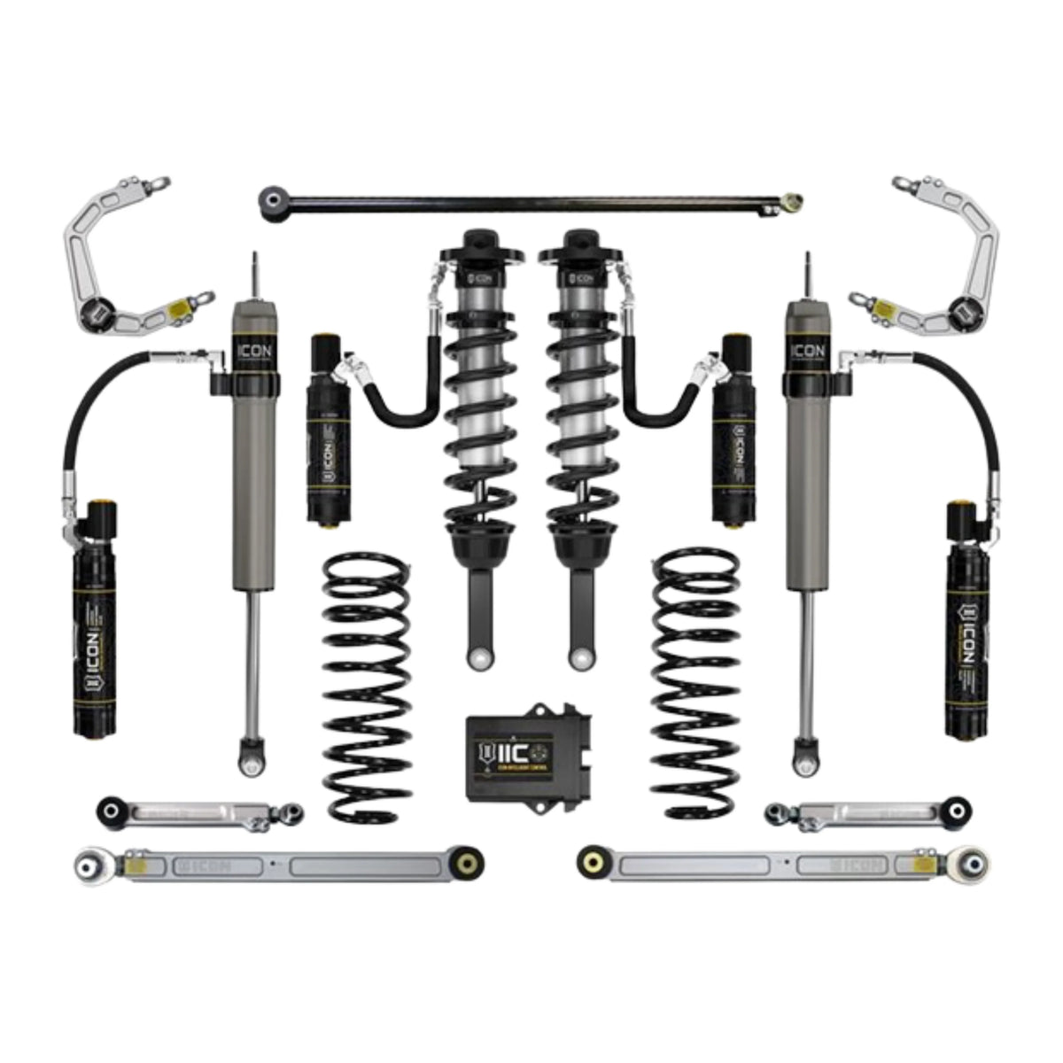 Icon | Stage 9 | 0-3.5" Lift Kit | W/Billet UCA | (2010-23) Toyota 4Runner, (2010-14) Toyota FJ Cruiser | K53069 | High Road Suspension