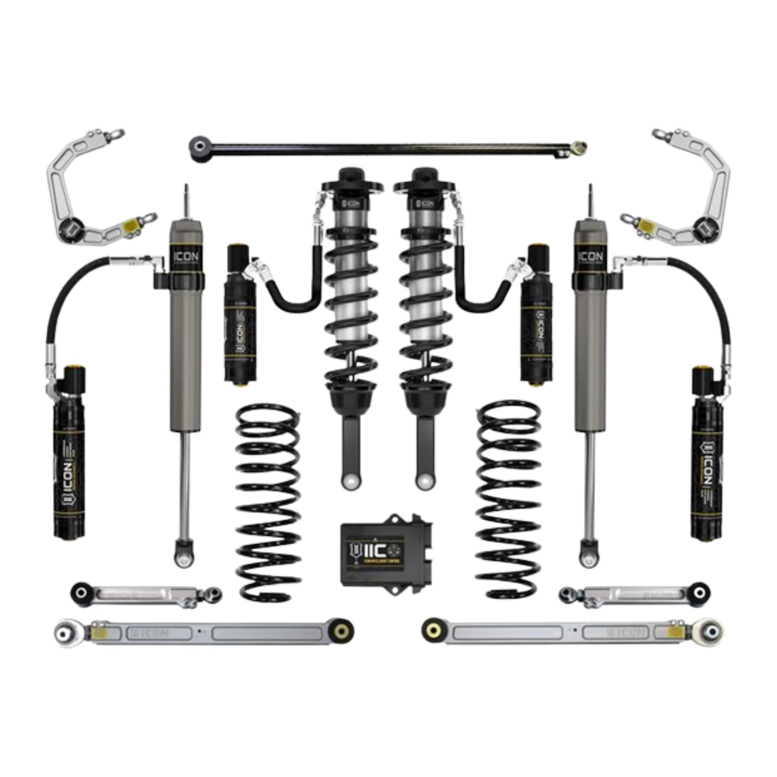 Icon | Stage 9 | 0-3.5" Lift Kit | W/Billet UCA | (2010-23) Toyota 4Runner, (2010-14) Toyota FJ Cruiser | K53069 | High Road Suspension