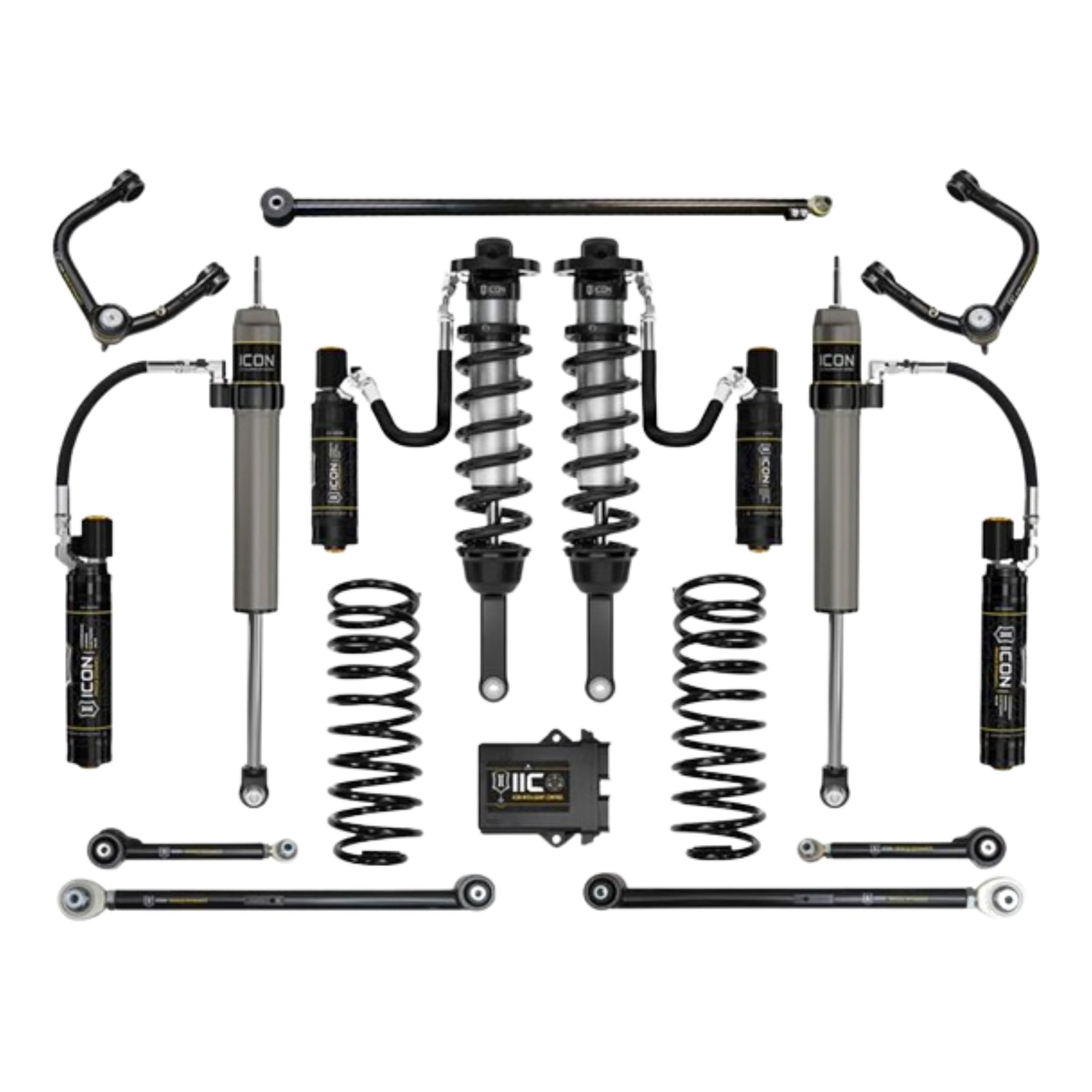 Icon | Stage 9 | 0-3.5" Lift Kit | W/Tubular UCA | (2010-23) Toyota 4Runner, (2010-14) Toyota FJ Cruiser | K53069T | High Road Suspension