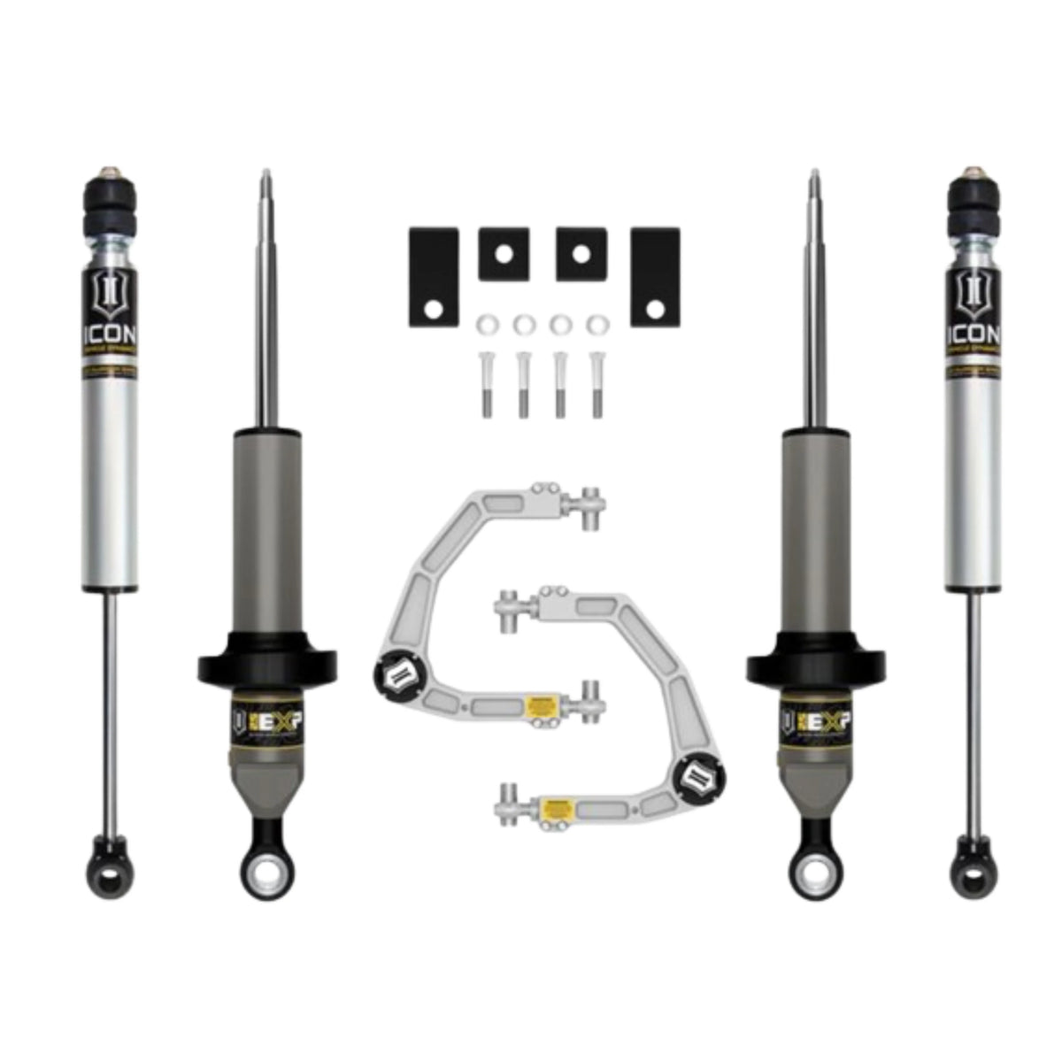 Icon | Stage 2 Suspension System | Billet | 0-3" Lift | High Road Suspension
