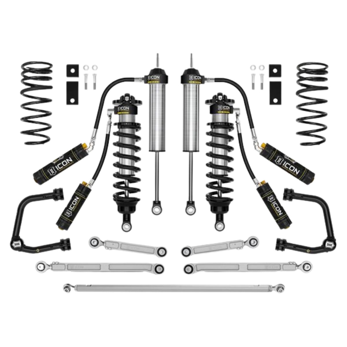Icon | Stage 3 Suspension System | w/Tubular UCAs | 1.25-3.25" Lift | High Road Suspension