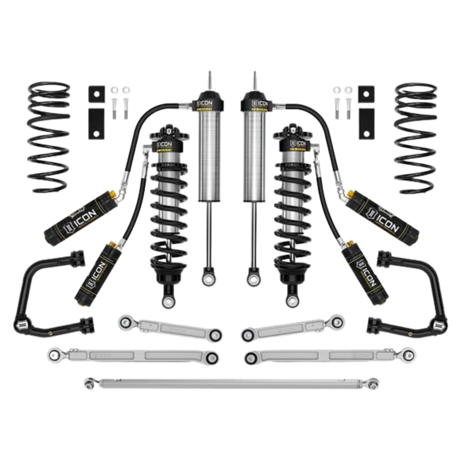 Icon | Stage 3 Suspension System | w/Tubular UCAs | 1.25-3.25" Lift | High Road Suspension