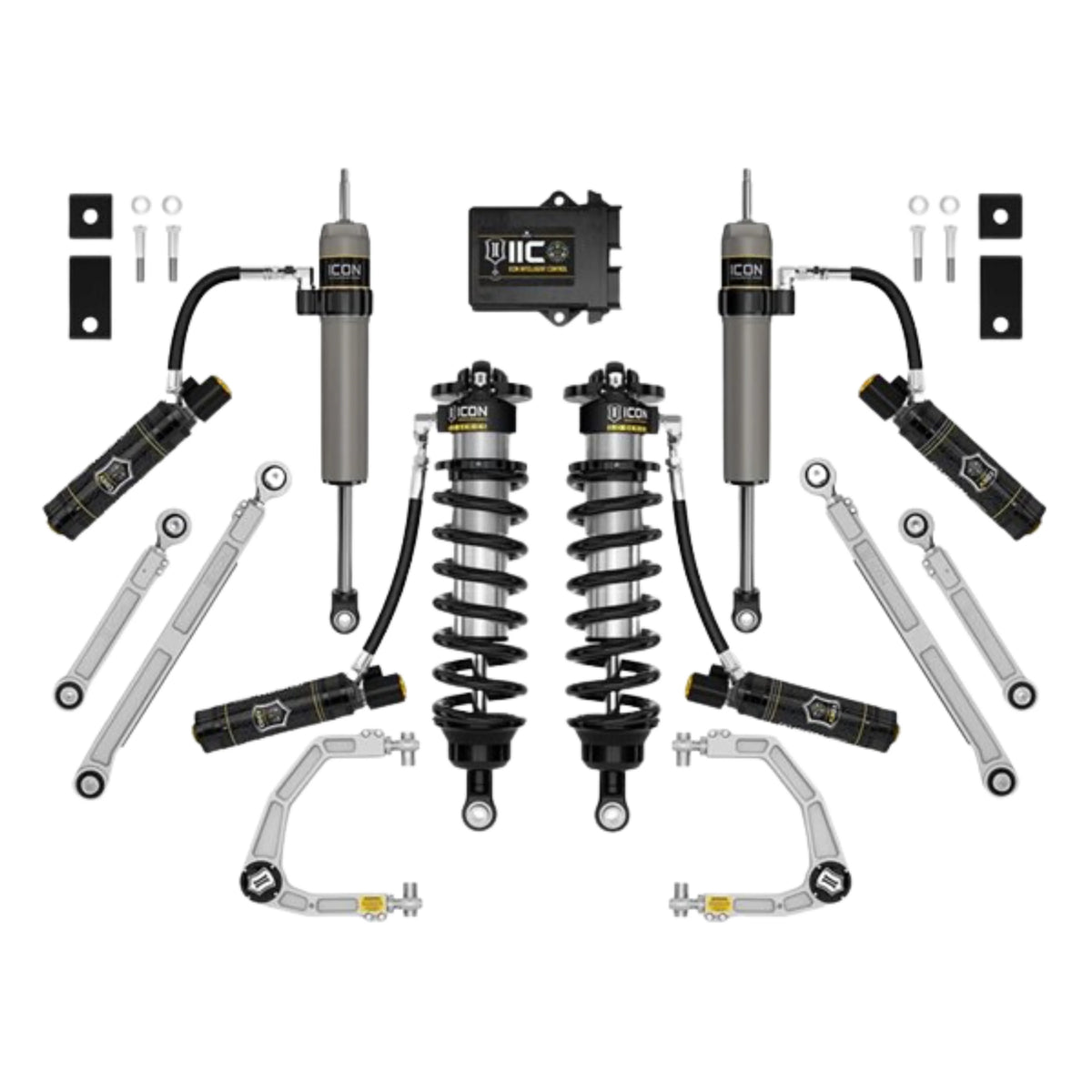 Icon | Stage 4 Suspension System | Billet | 1.25-3.25" Lift | High Road Suspension