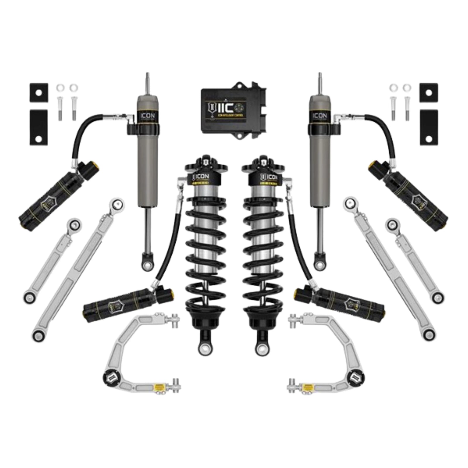 Icon | Stage 4 Suspension System | Billet | 1.25-3.25" Lift | High Road Suspension