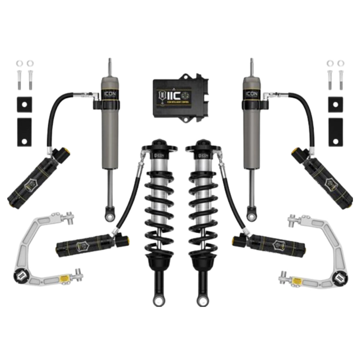 Icon | Stage 12 Suspension System /W Billet UCAs | 1.25-3.5" Lift | High Road Suspension