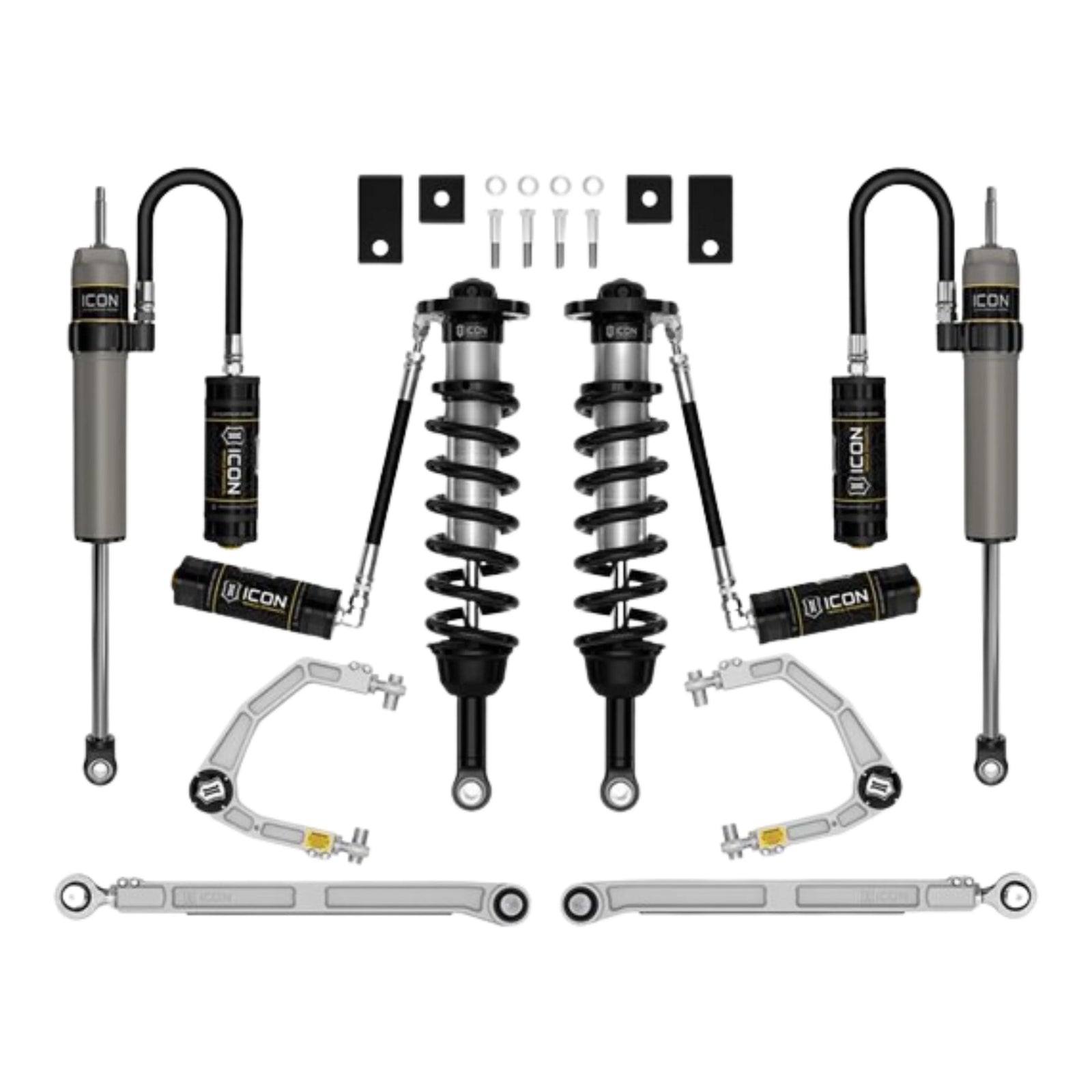 Icon | Stage 8 Suspension System w/Billet UCAs | 1.25-3.5" Lift | High Road Suspension