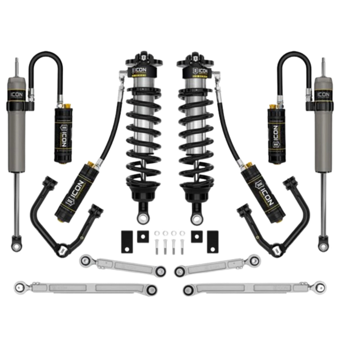 Icon | Stage 1 Suspension System w/Tubular UCAs | 2-3.25" Lift | High Road Suspension