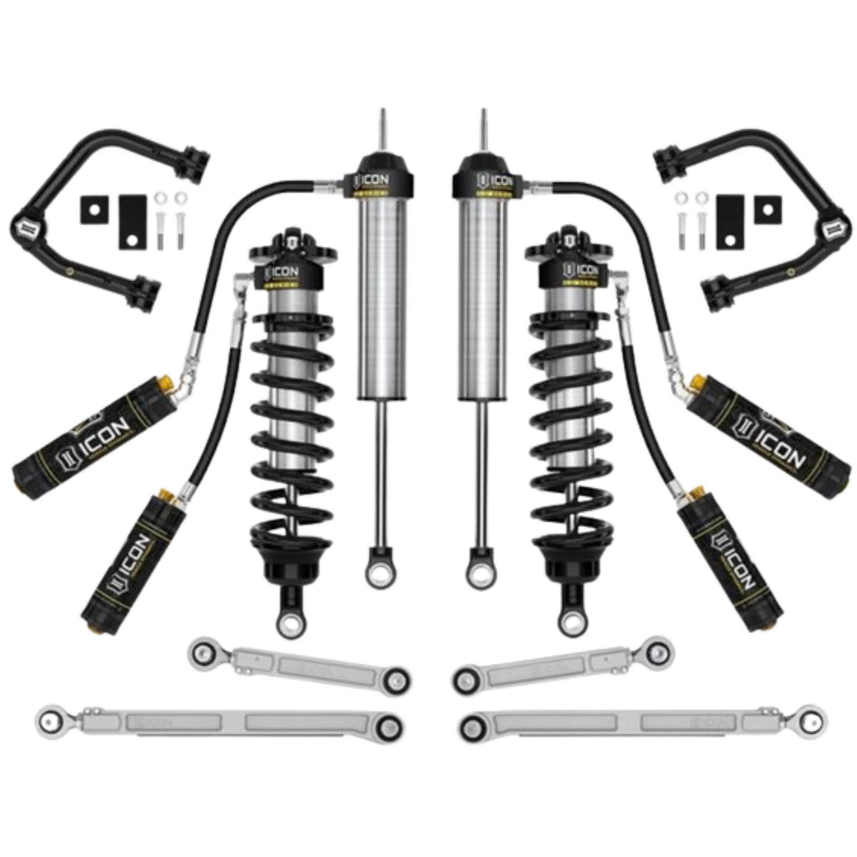 Icon | Stage 2 Suspension System w/Tubular UCAs | 2-3.25" Lift | High Road Suspension