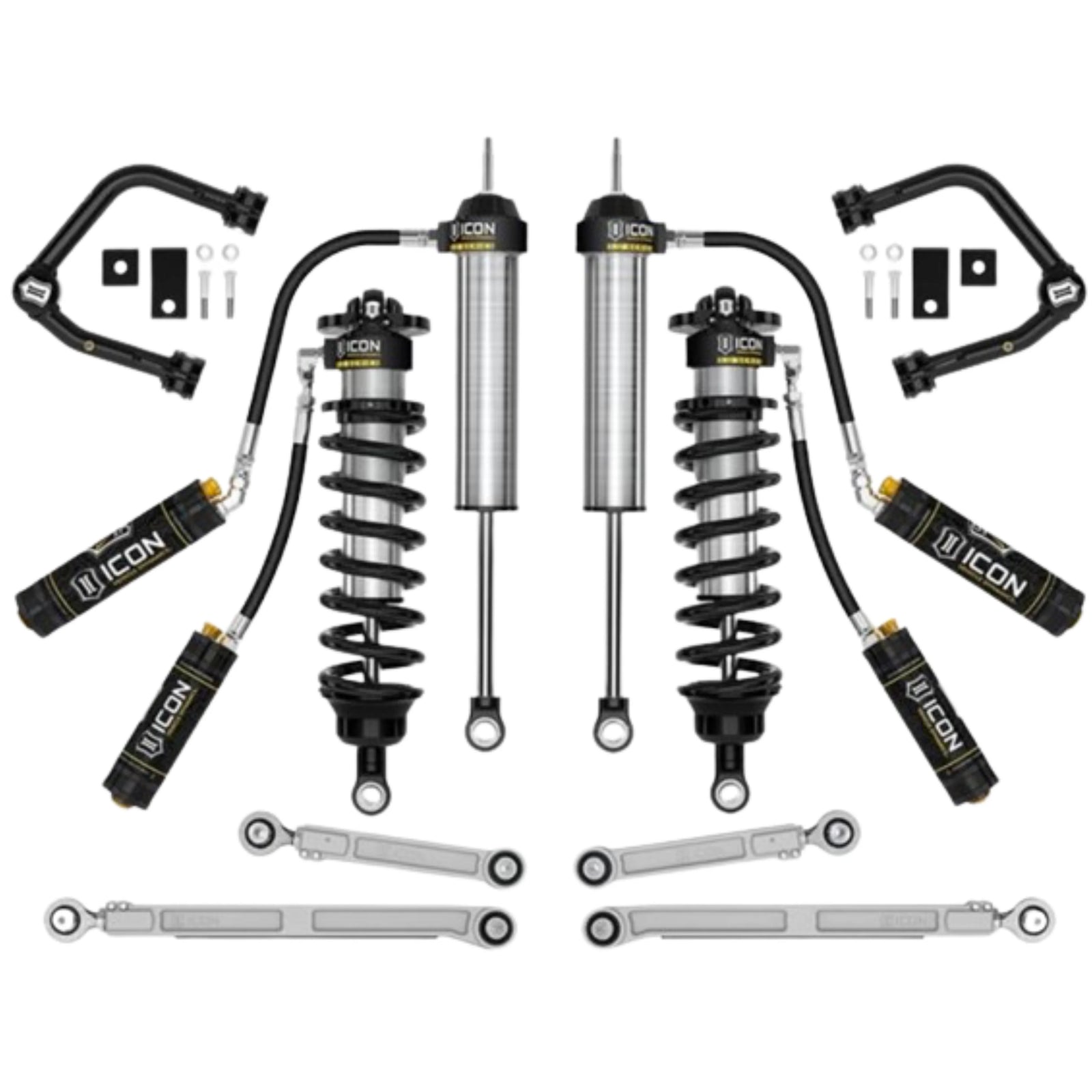 Icon | Stage 2 Suspension System w/Tubular UCAs | 2-3.25" Lift | High Road Suspension