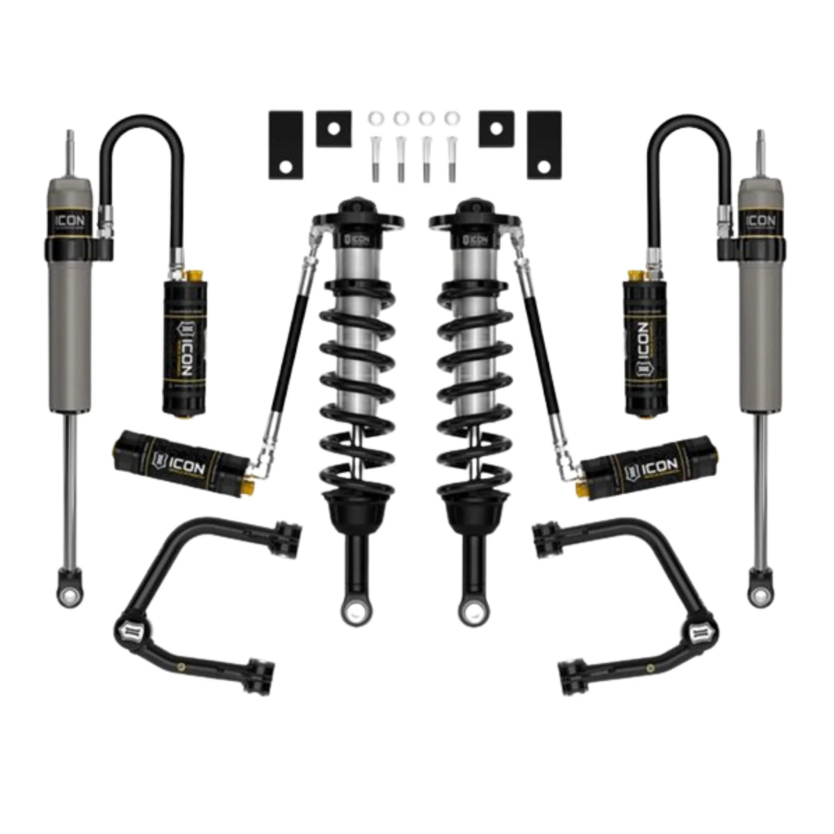 Icon | 2-3.5" Lift | Stage 9 | 2.5" Suspension System W/Tubular UCAs | 2-3.5" Lift | High Road Suspension