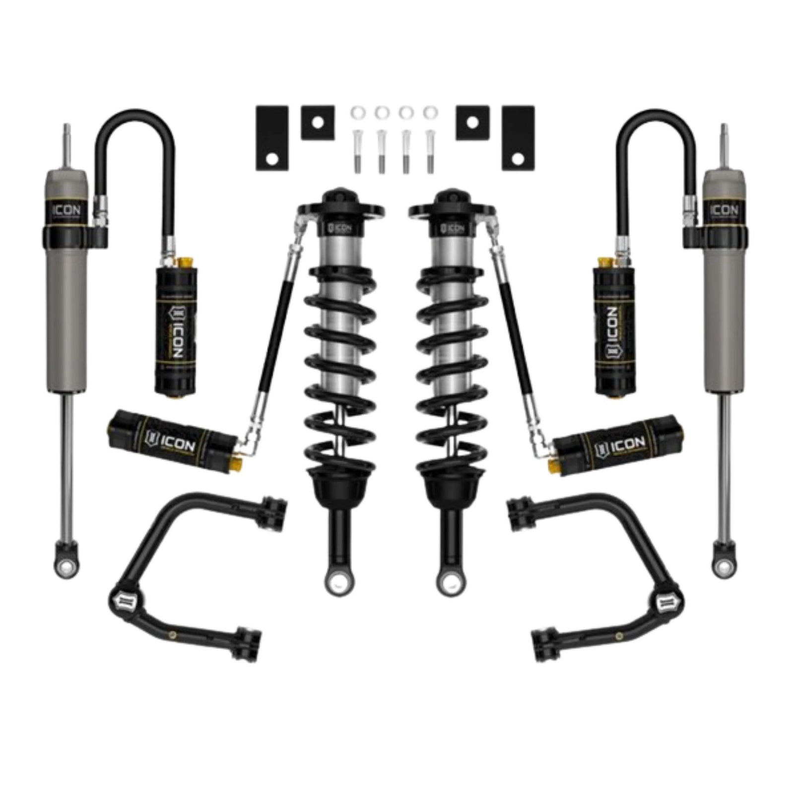 Icon | 2-3.5" Lift | Stage 9 | 2.5" Suspension System W/Tubular UCAs | 2-3.5" Lift | High Road Suspension
