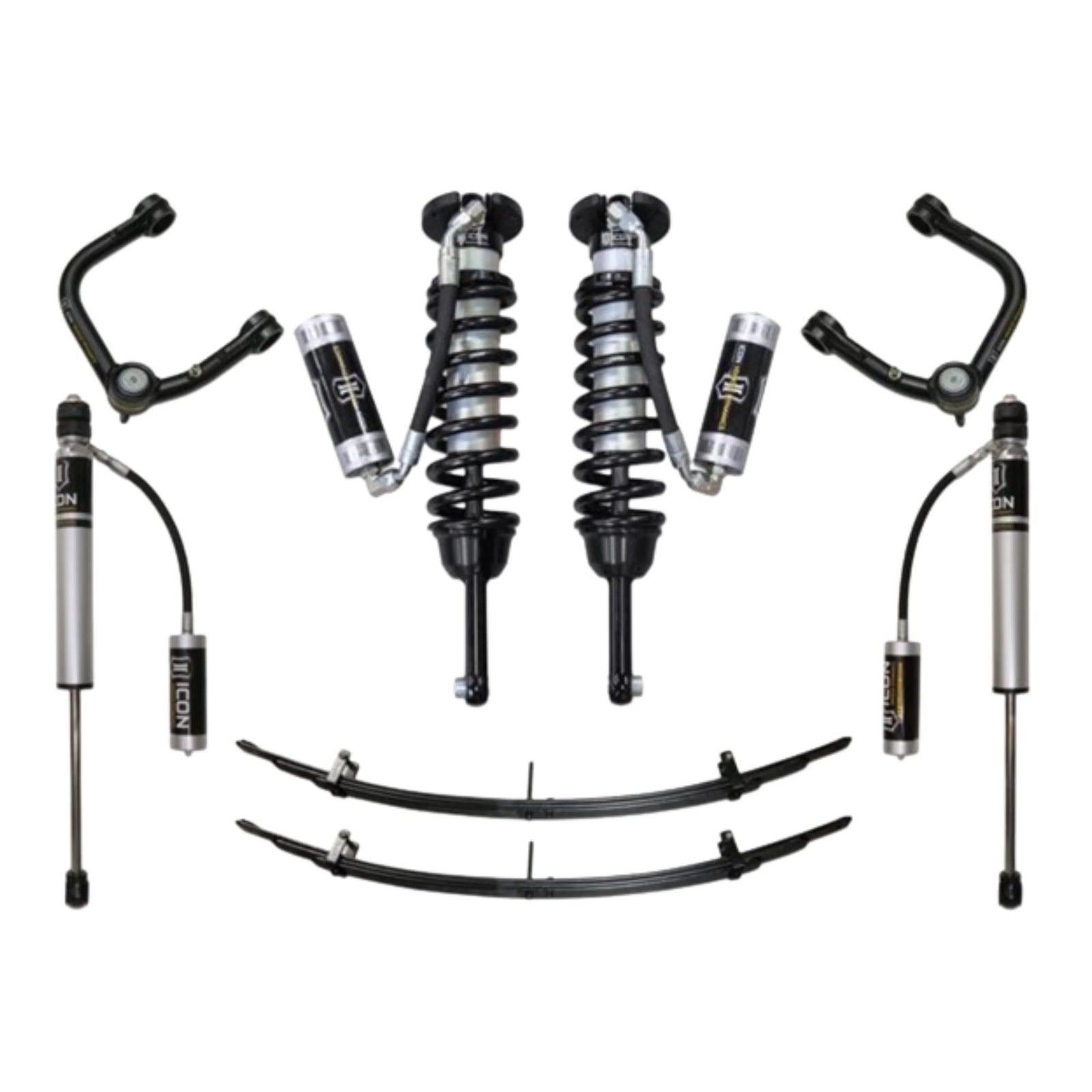 Icon | Stage 4 Suspension System | W/Tubular Upper Control Arms | 0-3.5" Lift - (2005-2015) Toyota Tacoma | 0-2.75" Lift - (2016-2023) Toyota Tacoma  | K53004T | High Road Suspension