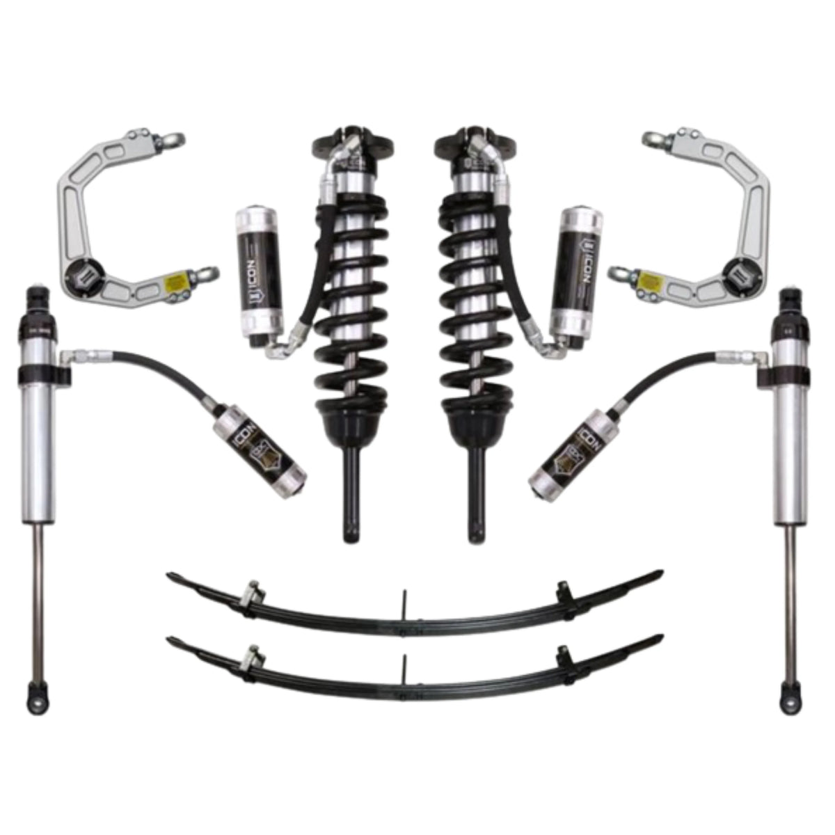 Icon | Stage 6 Suspension System | W/Billet Upper Control Arms | 0-3.5" Lift - (2005-2015) Toyota Tacoma | 0-2.75" Lift - (2016-2023) Toyota Tacoma  |  K53006 | High Road Suspension