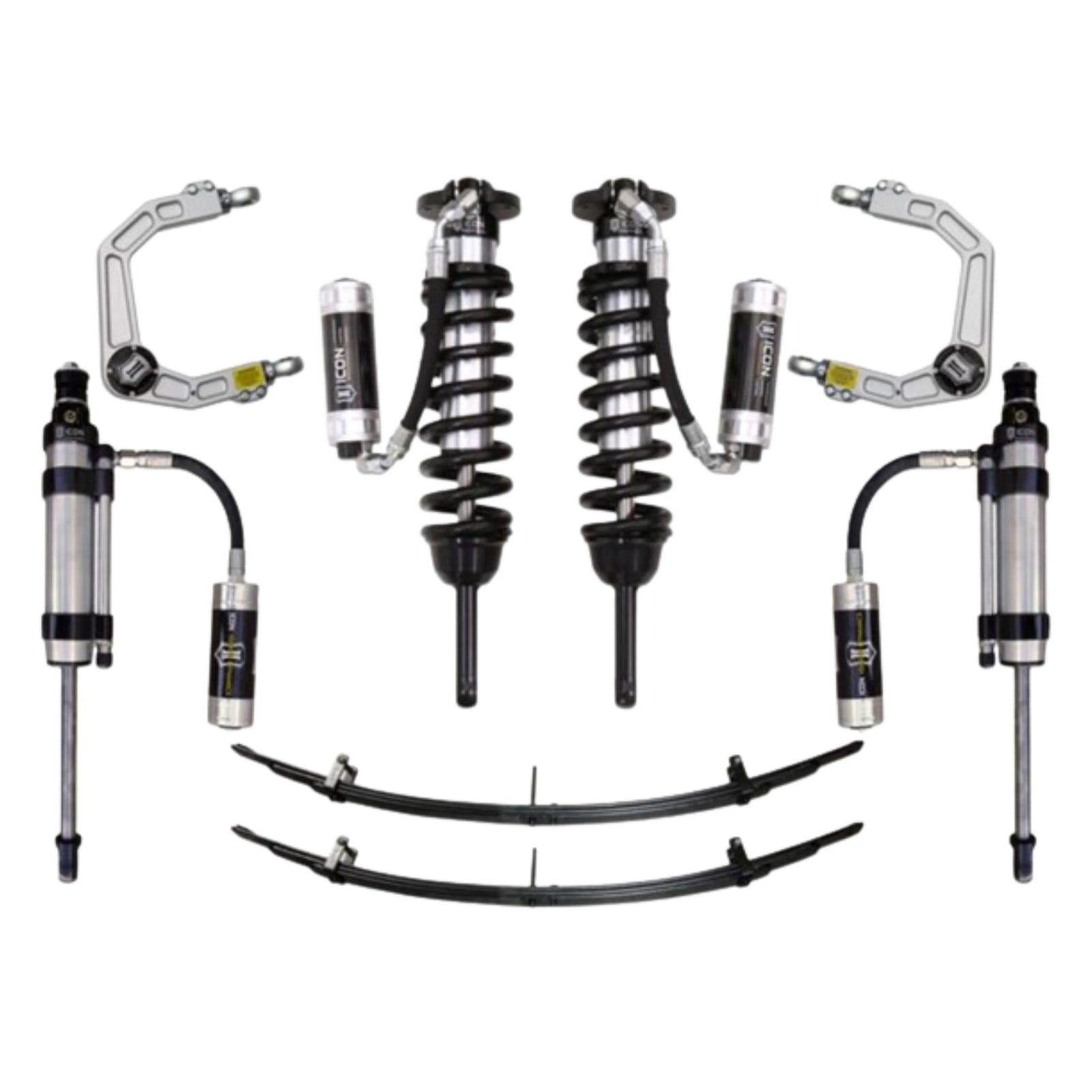 Icon | Stage 7 Suspension System | W/Billet Upper Control Arms | 0-3.5" Lift - (2005-2015) Toyota Tacoma | 0-2.75" Lift - (2016-2023) Toyota Tacoma  |  K53007 | High Road Suspension
