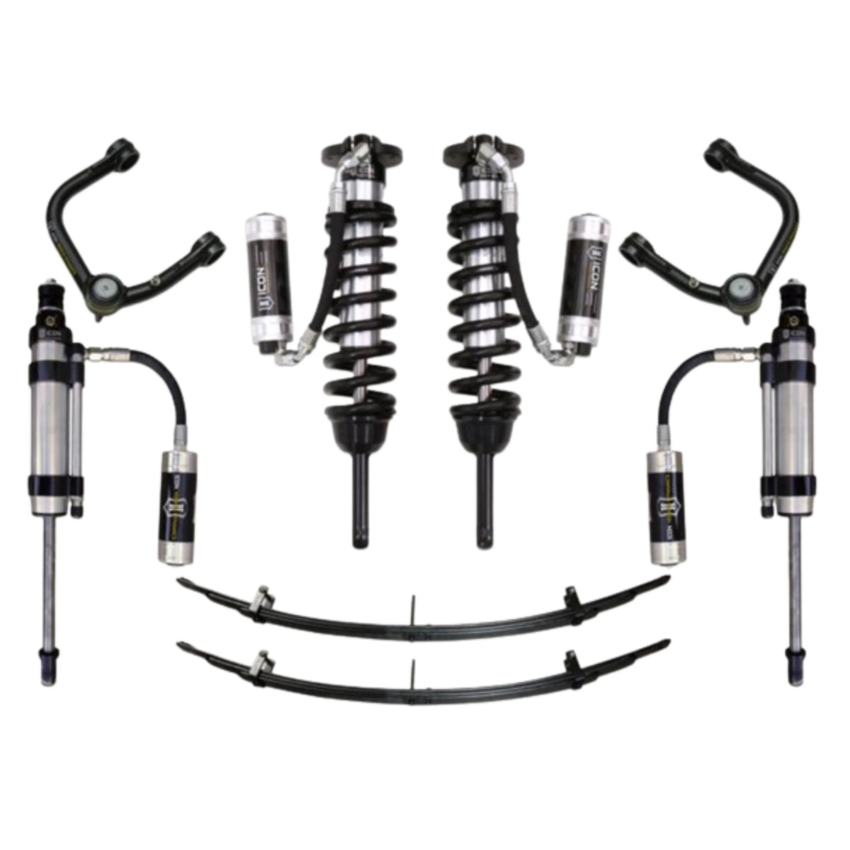 Icon | Stage 7 Suspension System | W/Tubular Upper Control Arms | 0-3.5" Lift - (2005-2015) Toyota Tacoma | 0-2.75" Lift - (2016-2023) Toyota Tacoma  | K53007T | High Road Suspension