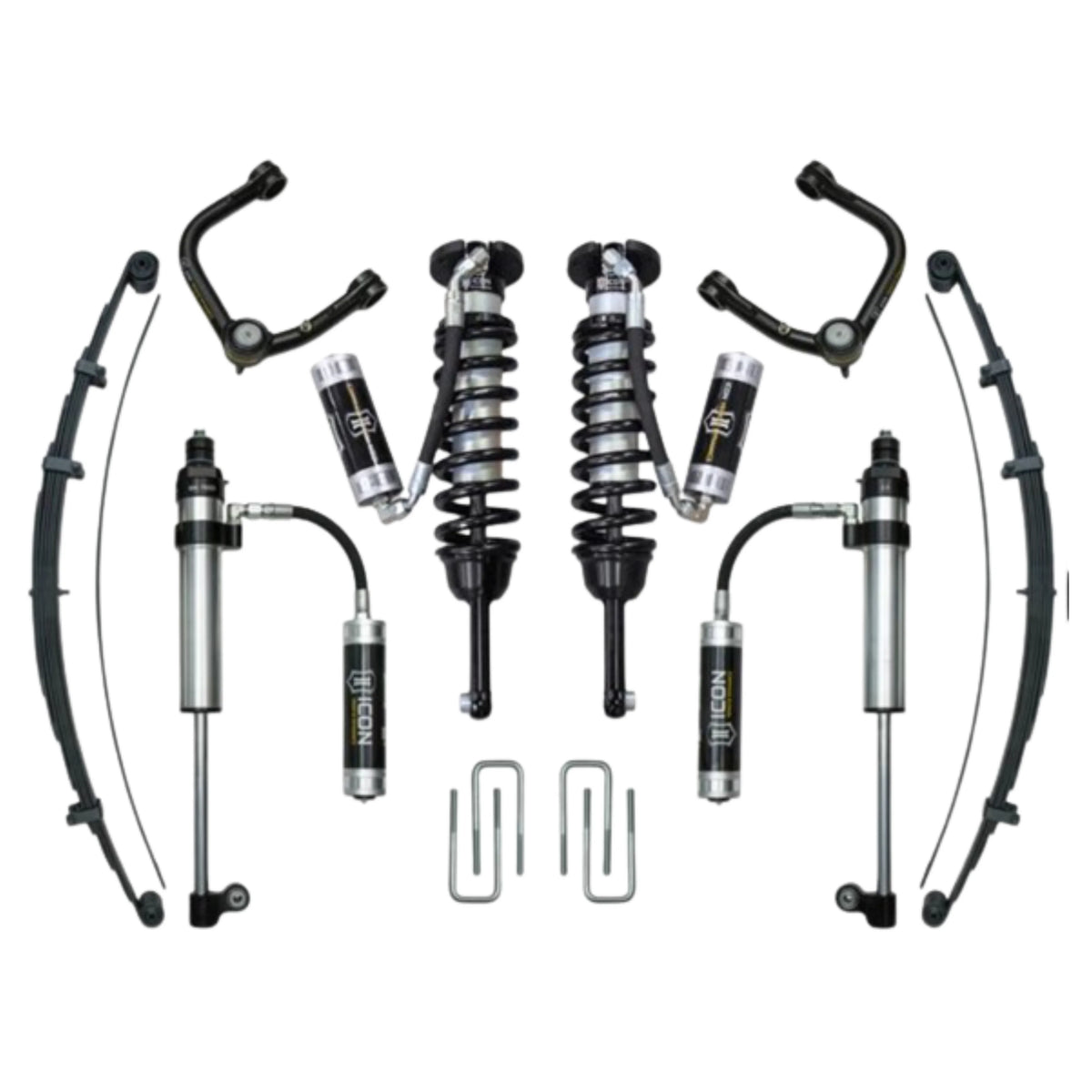 Icon | Stage 8 Suspension System | W/Tubular Upper Control Arms | 0-3.5" Lift - (2005-2015) Toyota Tacoma | 0-2.75" Lift - (2016-2023) Toyota Tacoma  | K53008T | High Road Suspension