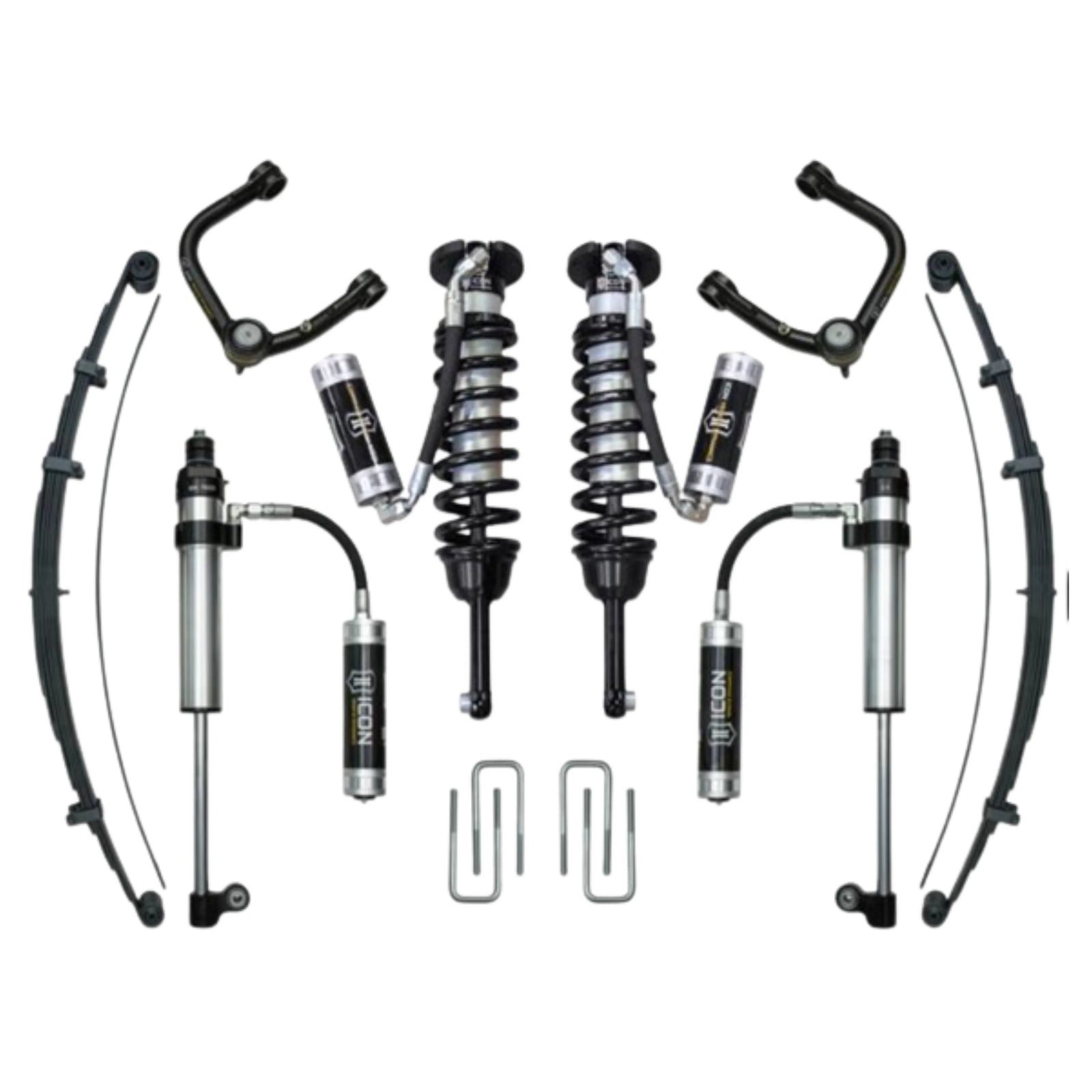 Icon | Stage 8 Suspension System | W/Tubular Upper Control Arms | 0-3.5" Lift - (2005-2015) Toyota Tacoma | 0-2.75" Lift - (2016-2023) Toyota Tacoma  | K53008T | High Road Suspension