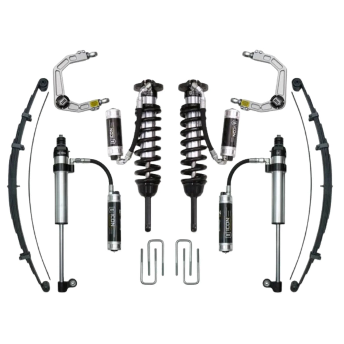 Icon | Stage 8 Suspension System | W/Billet Upper Control Arms | 0-3.5" Lift - (2005-2015) Toyota Tacoma | 0-2.75" Lift - (2016-2023) Toyota Tacoma  |  K53008 | High Road Suspension