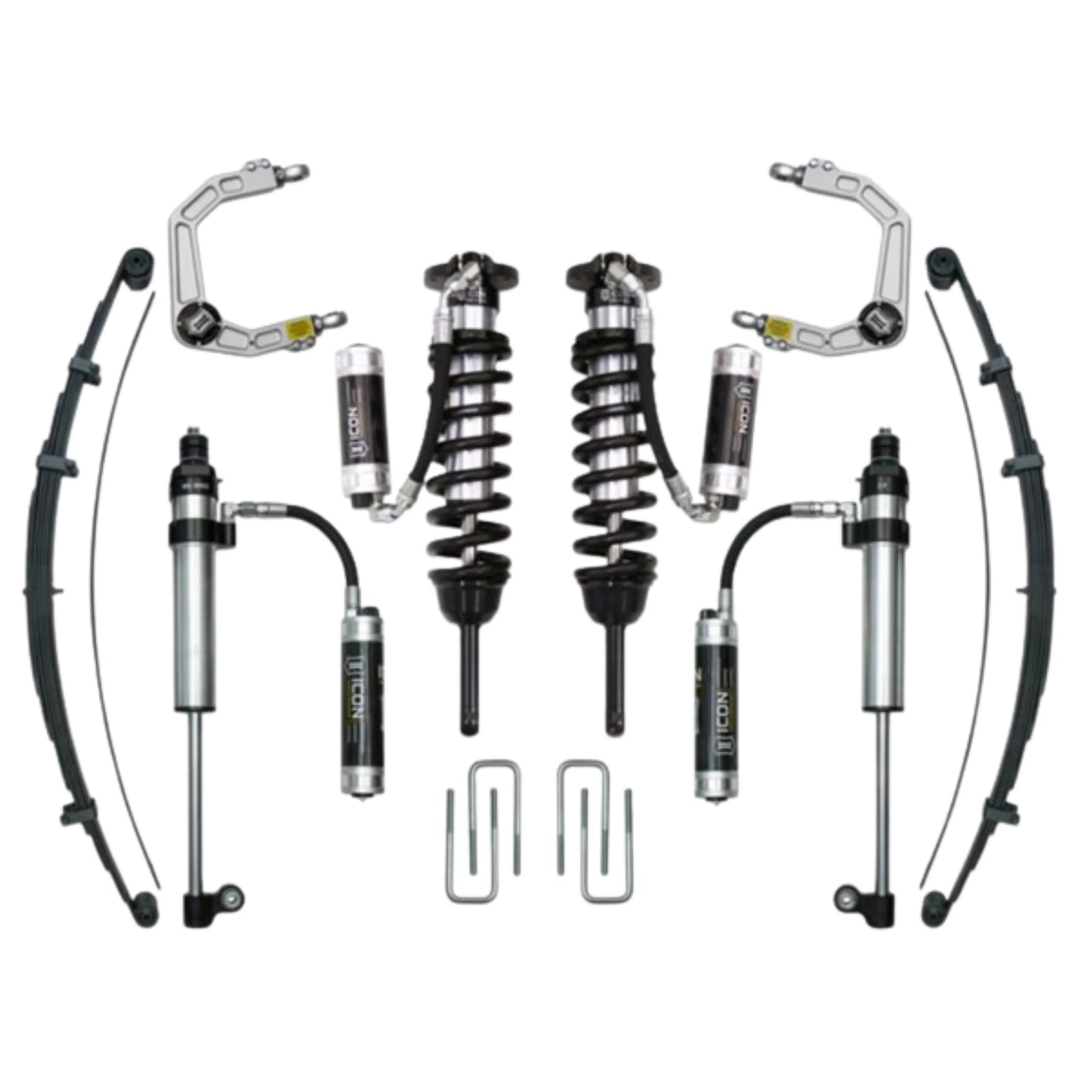 Icon | Stage 9 Suspension System | W/Billet Upper Control Arms | 0-3.5" Lift - (2005-2015) Toyota Tacoma | 0-2.75" Lift - (2016-2023) Toyota Tacoma  |  K53009 | High Road Suspension