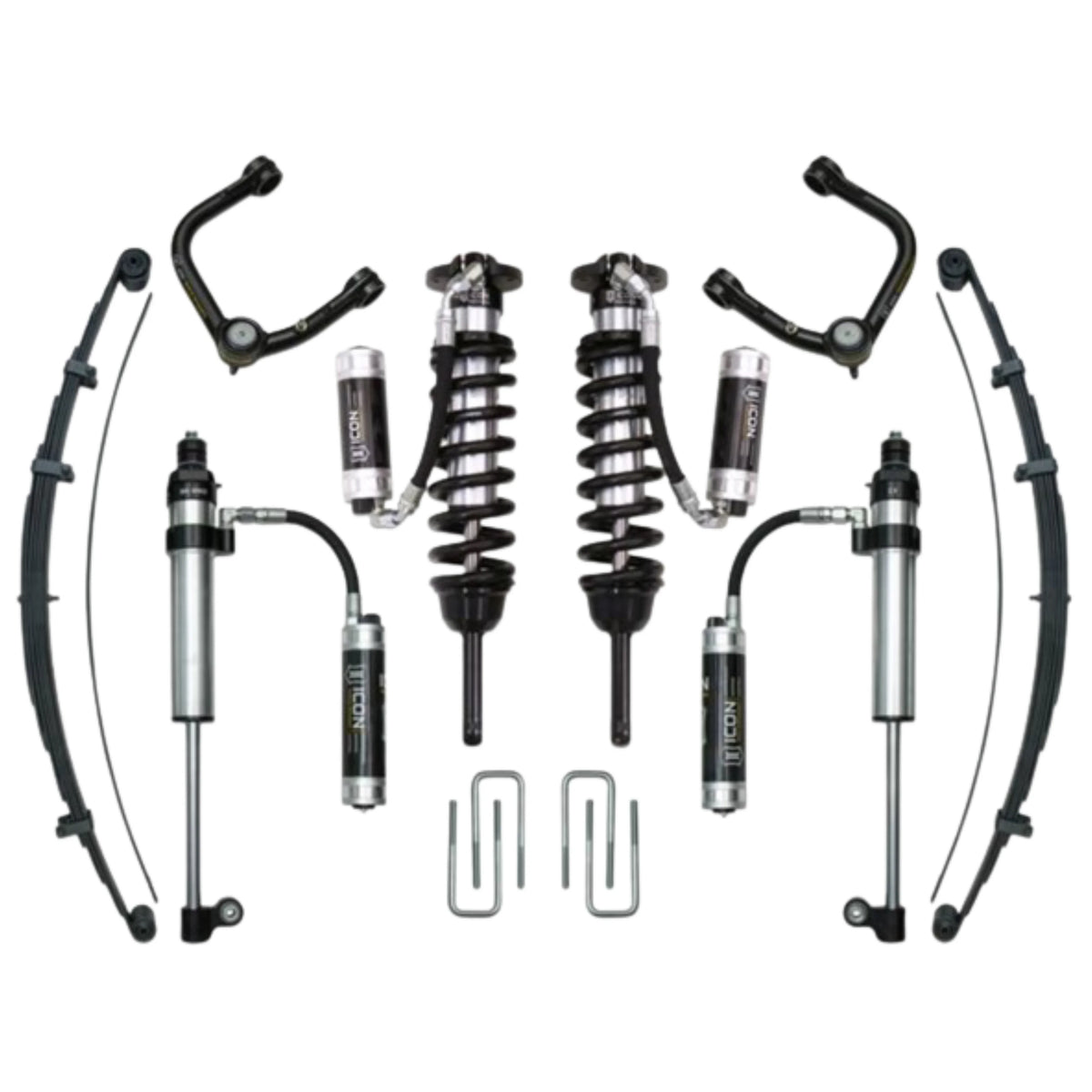 Icon | Stage 9 Suspension System | W/Tubular Upper Control Arms | 0-3.5" Lift - (2005-2015) Toyota Tacoma | 0-2.75" Lift - (2016-2023) Toyota Tacoma  | K53009T | High Road Suspension