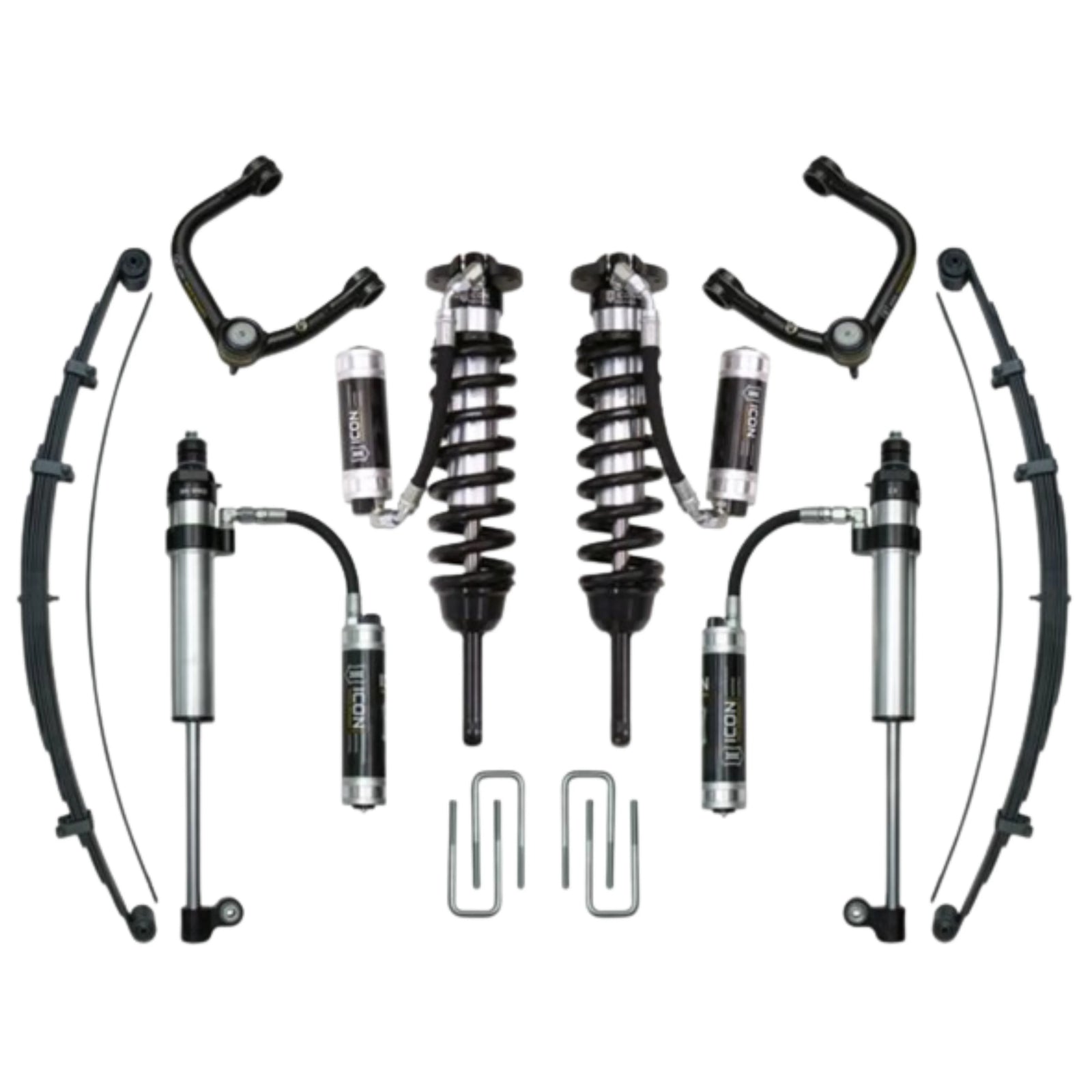 Icon | Stage 9 Suspension System | W/Tubular Upper Control Arms | 0-3.5" Lift - (2005-2015) Toyota Tacoma | 0-2.75" Lift - (2016-2023) Toyota Tacoma  | K53009T | High Road Suspension