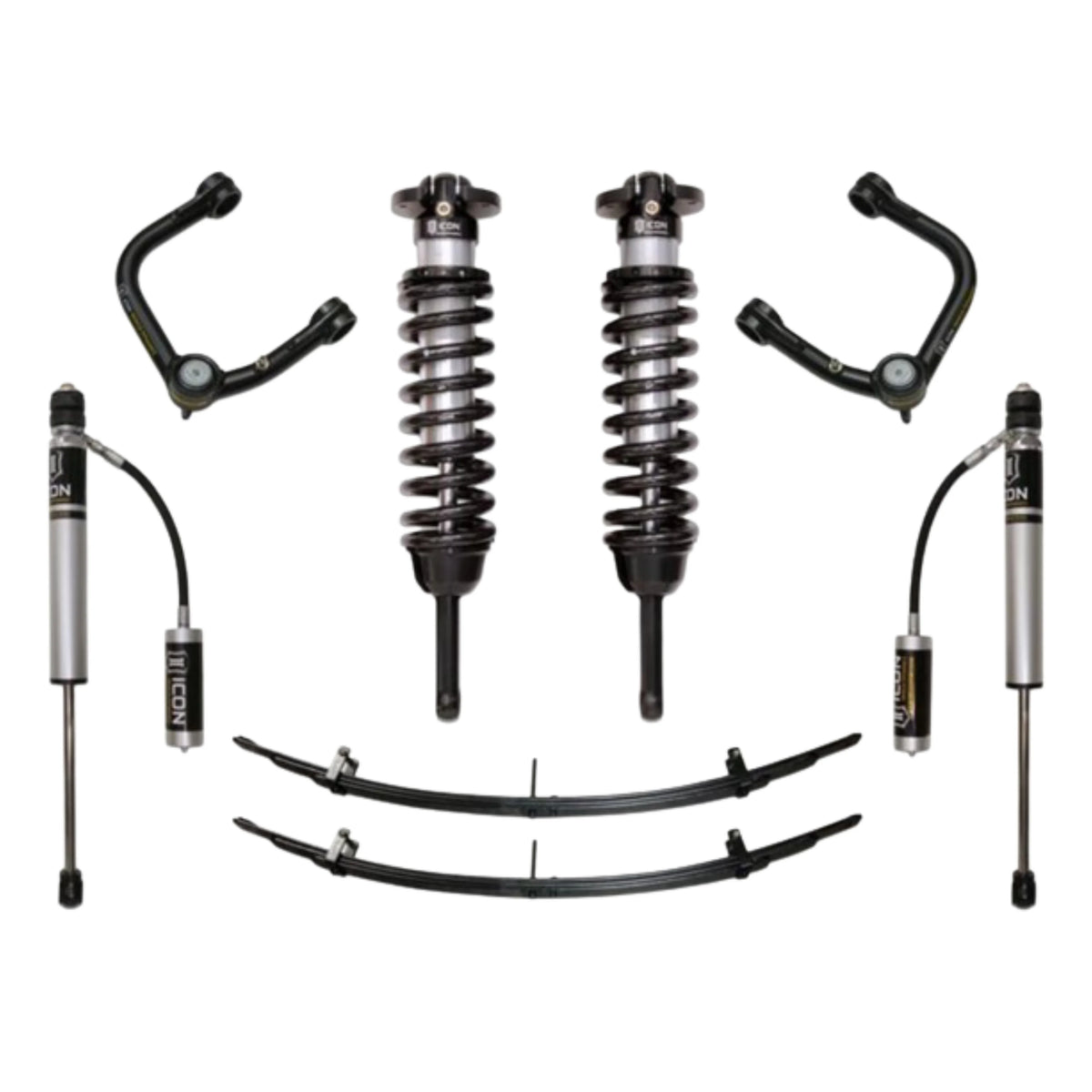 Icon | Stage 3 Suspension System | W/Tubular Upper Control Arms | 0-3.5" Lift - (2005-2015) Toyota Tacoma | 0-2.75" Lift - (2016-2023) Toyota Tacoma  | K53003T | High Road Suspension