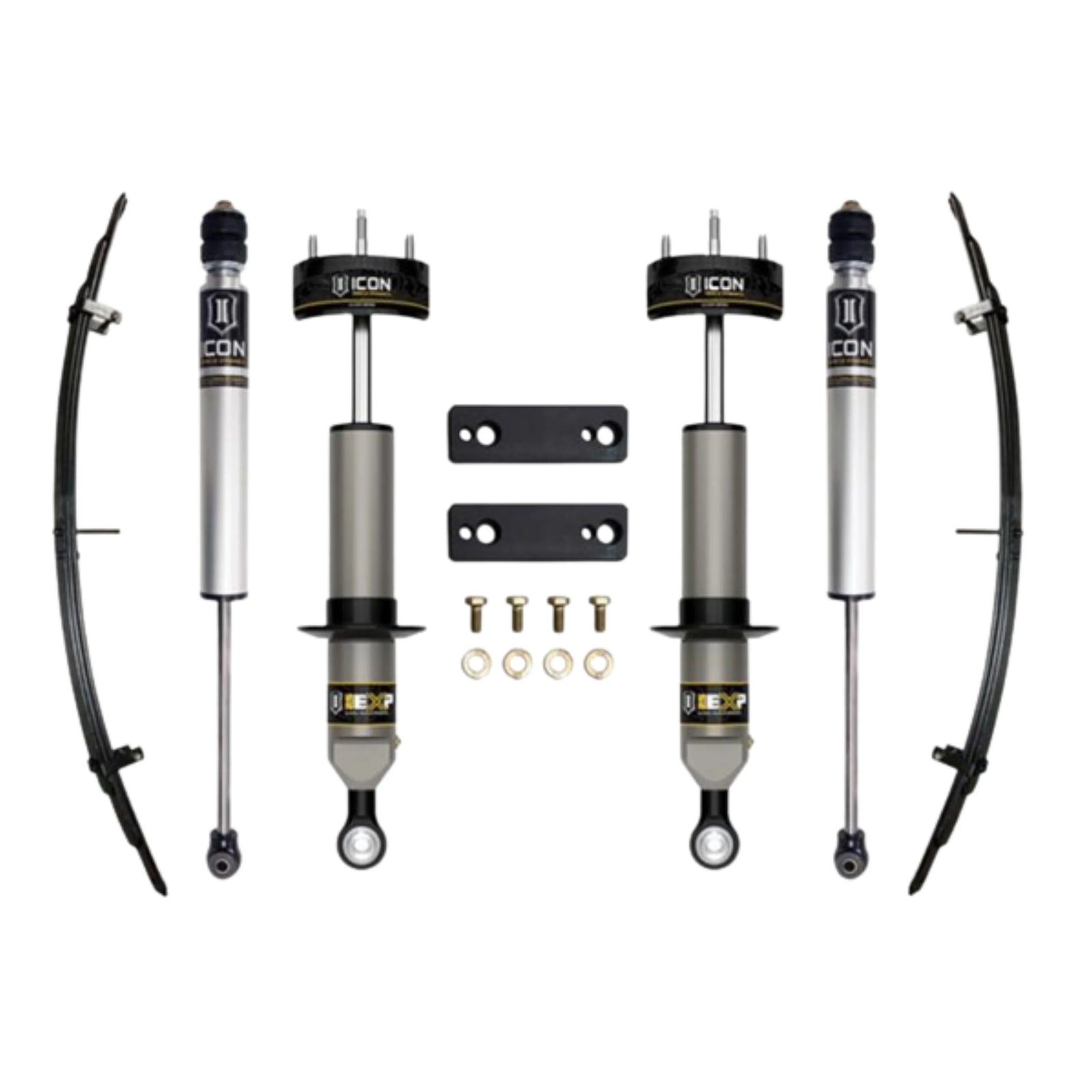 Icon | 0-2" Lift | Stage 2 EXP Suspension System | Toyota Tacoma (2005-2023) | K53221 | High Road Suspension