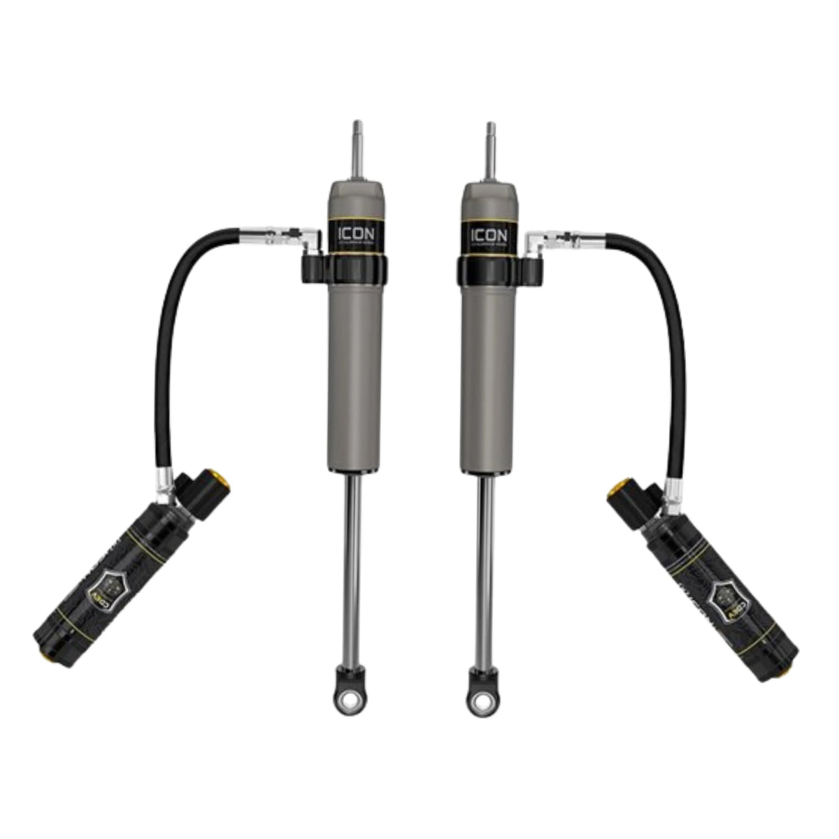 Icon | 2.5" VS Rear Shocks W/CDEV Dampening Adjustment Knobs | 22+ Tundra w/0-1.5" Rear Lift | 23+ Sequoia w/0-3" Rear Lift | High Road Suspension