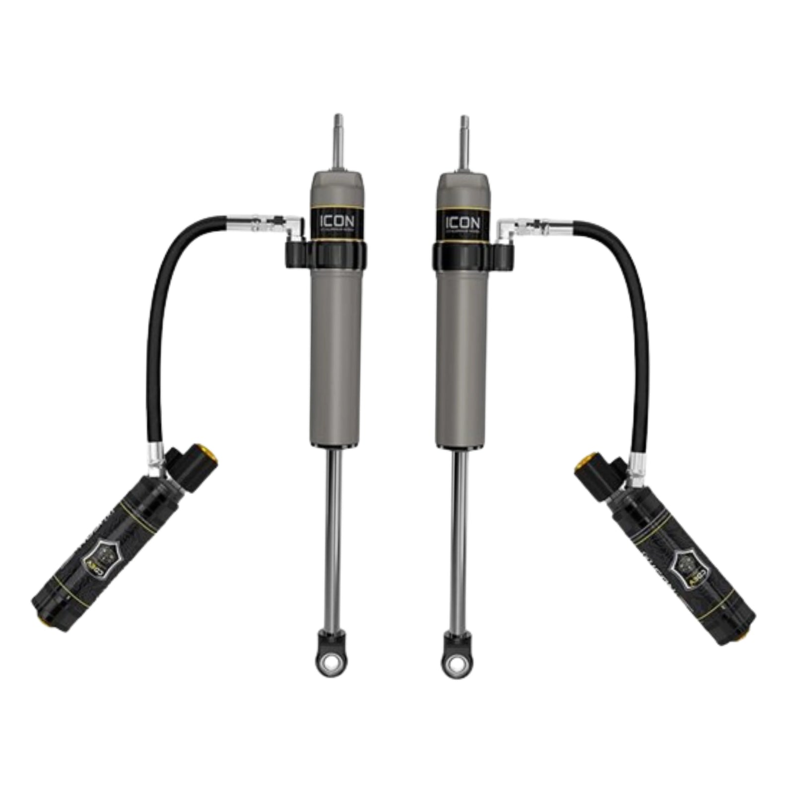Icon | 2.5" VS Rear Shocks W/CDEV Dampening Adjustment Knobs | 22+ Tundra w/0-1.5" Rear Lift | 23+ Sequoia w/0-3" Rear Lift | High Road Suspension