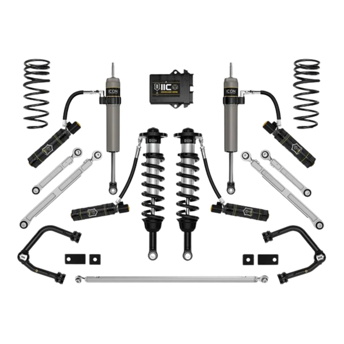 Icon | Stage 12 Suspension System | W/Tubular Upper Control Arms | 3-4.5" Lift | High Road Suspension