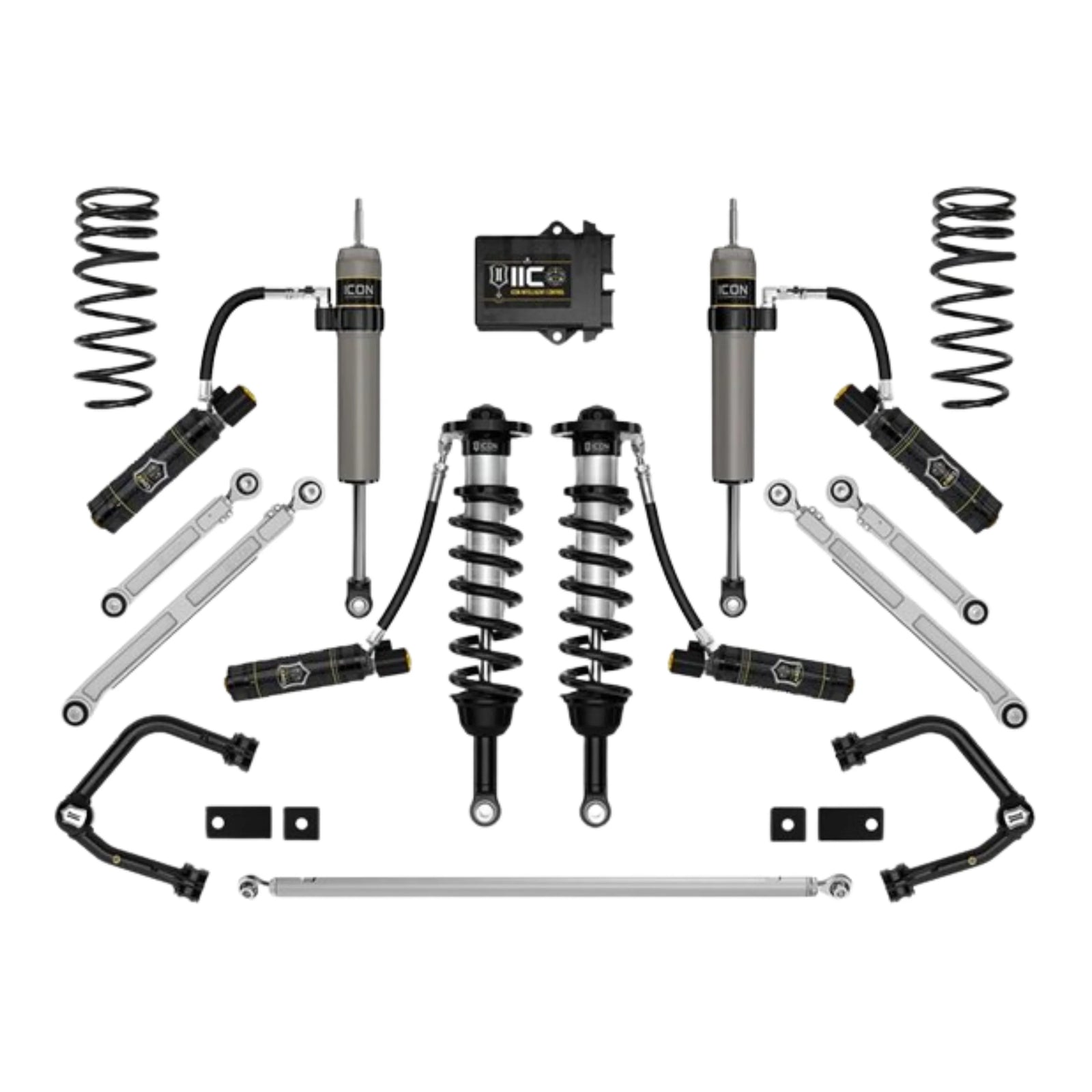 Icon | Stage 12 Suspension System | W/Tubular Upper Control Arms | 3-4.5" Lift | High Road Suspension