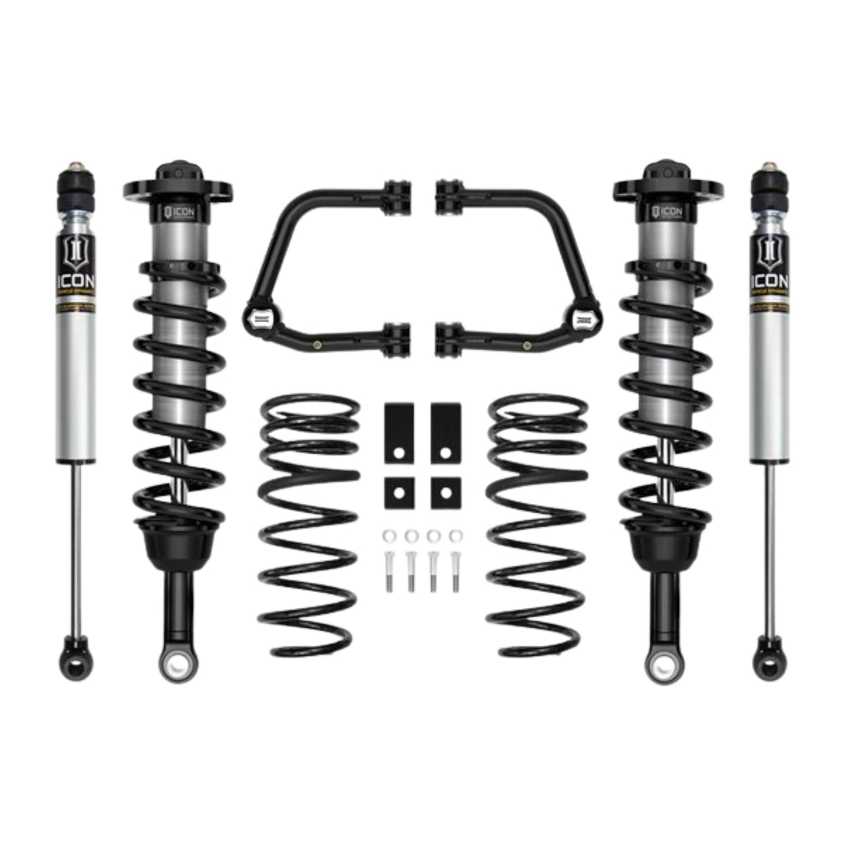 Icon | Stage 4 Suspension System | W/Tubular Upper Control Arms | 3-4.5" Lift | High Road Suspension