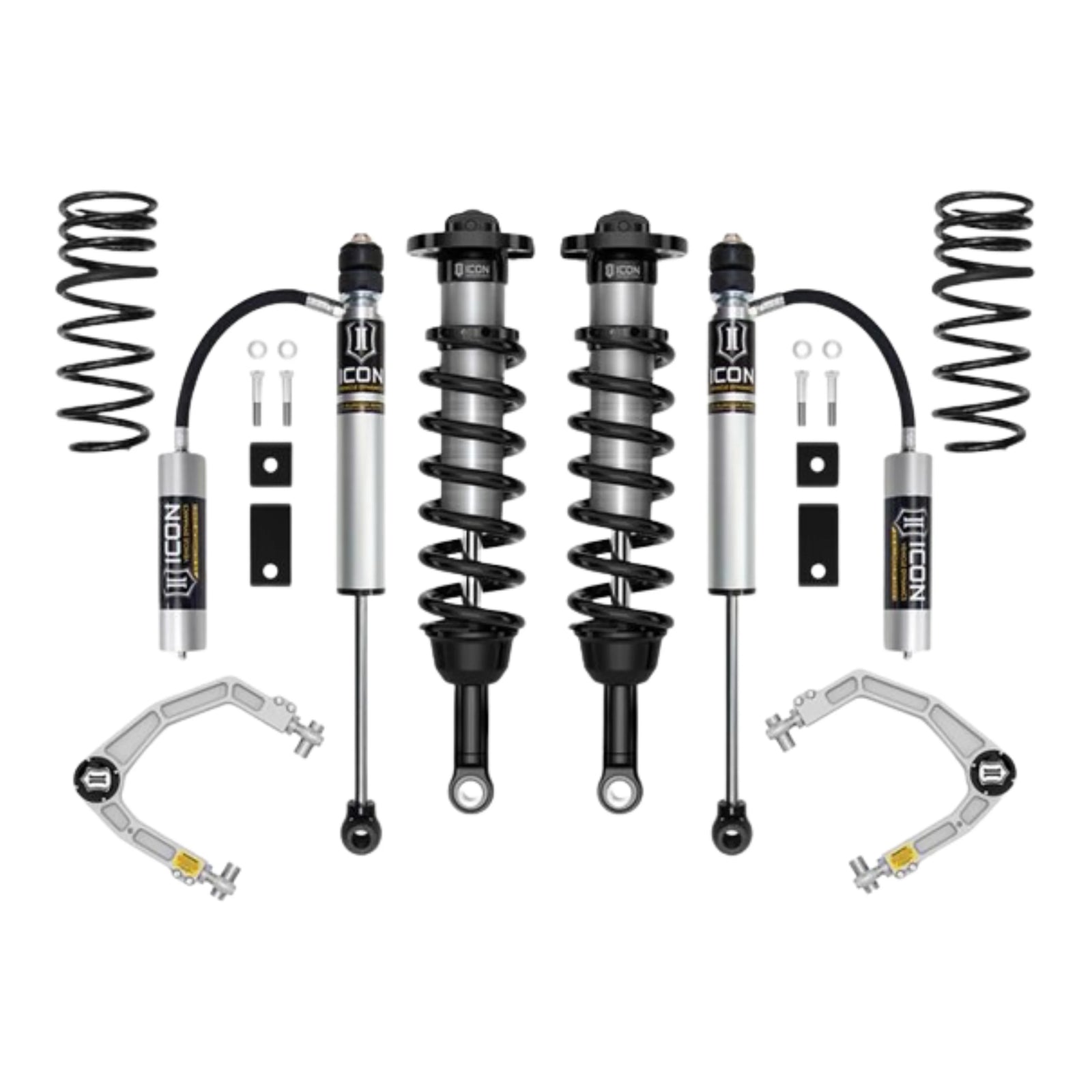 Icon | Stage 5 Suspension System | W/Billet Upper Control Arms | 3-4.5" Lift | High Road Suspension