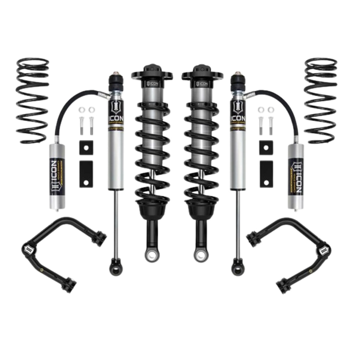 Icon | Stage 5 Suspension System | W/Tubular Upper Control Arms | 3-4.5" Lift | High Road Suspension