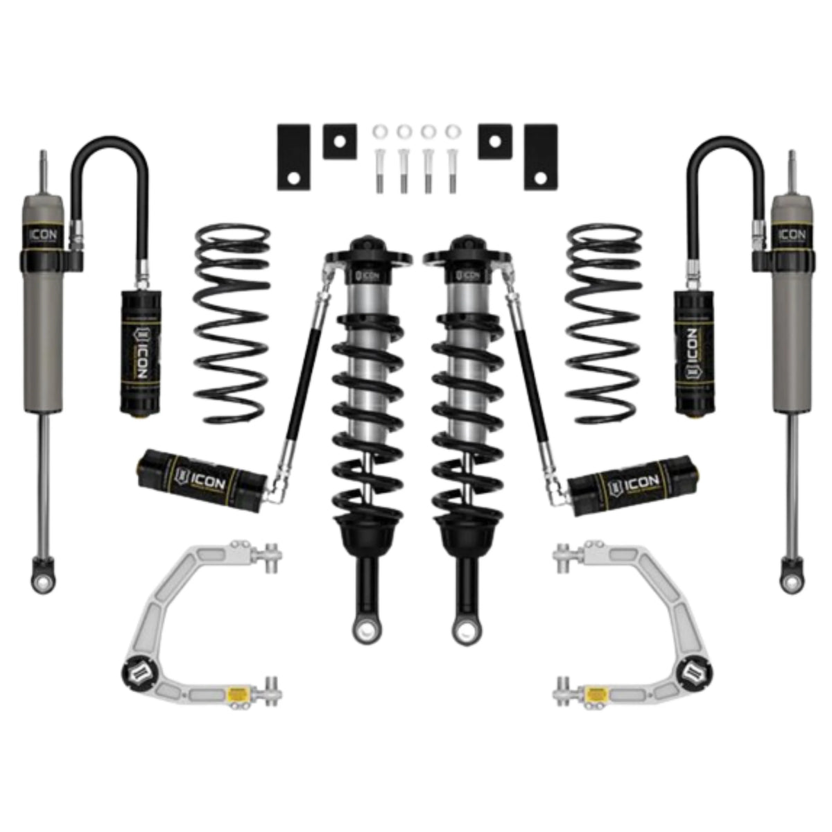 Icon | Stage 7 Suspension System | W/Billet Upper Control Arms | 3-4.5" Lift | High Road Suspension