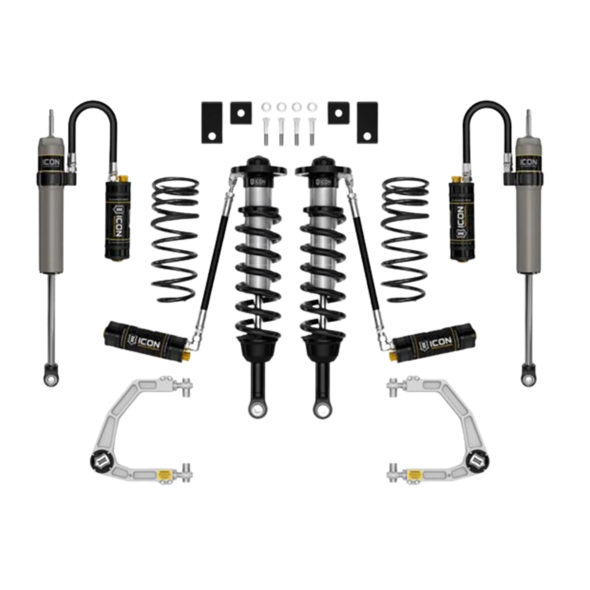 Icon | 3-4.5" Lift | Stage 9 Suspension System | W/Billet Upper Control Arms | High Road Suspension