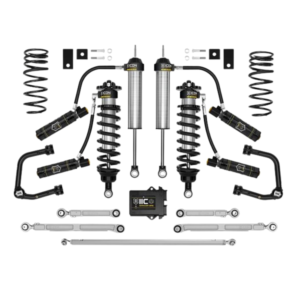 Icon | Stage 4 Suspension System | W/Tubular Upper Control Arms | 3-4.5" Lift | High Road Suspension