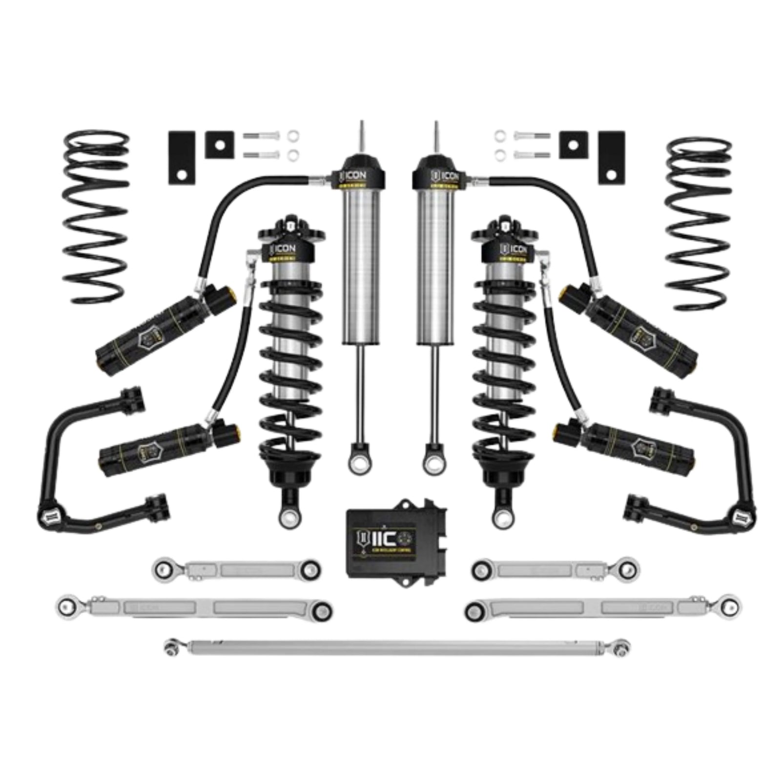 Icon | Stage 4 Suspension System | W/Tubular Upper Control Arms | 3-4.5" Lift | High Road Suspension