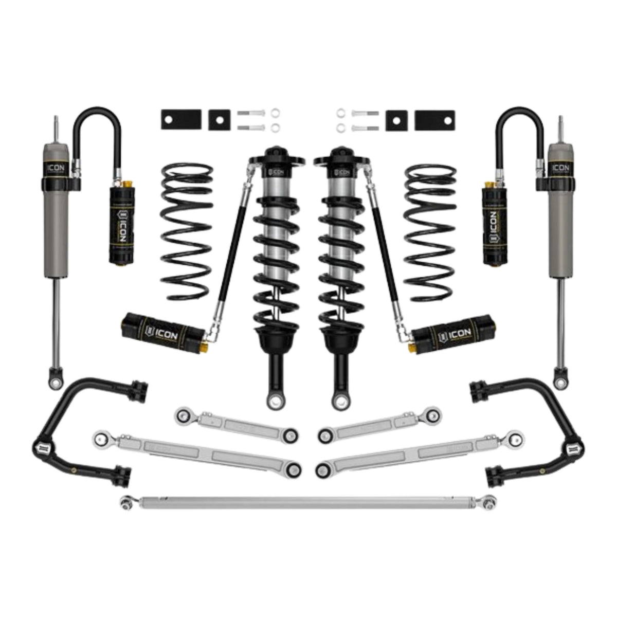 Icon | Stage 10 Suspension System | W/Tubular Upper Control Arms | 3-4.5" Lift | High Road Suspension