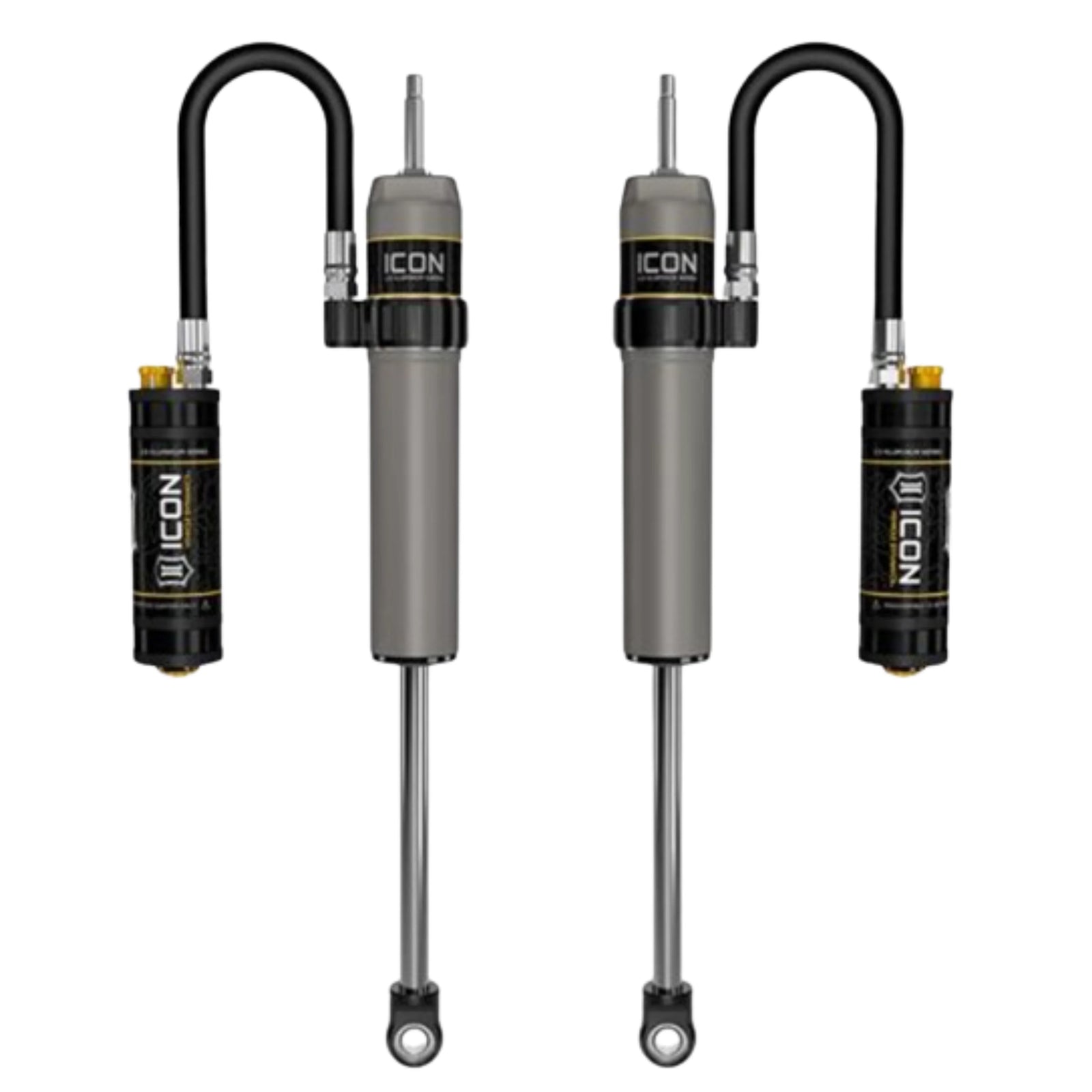 Icon | 3-3.5" Lift | 2.5" VS Remote Reservoir Rear Shocks W/CDCV | Pair | High Road Suspension